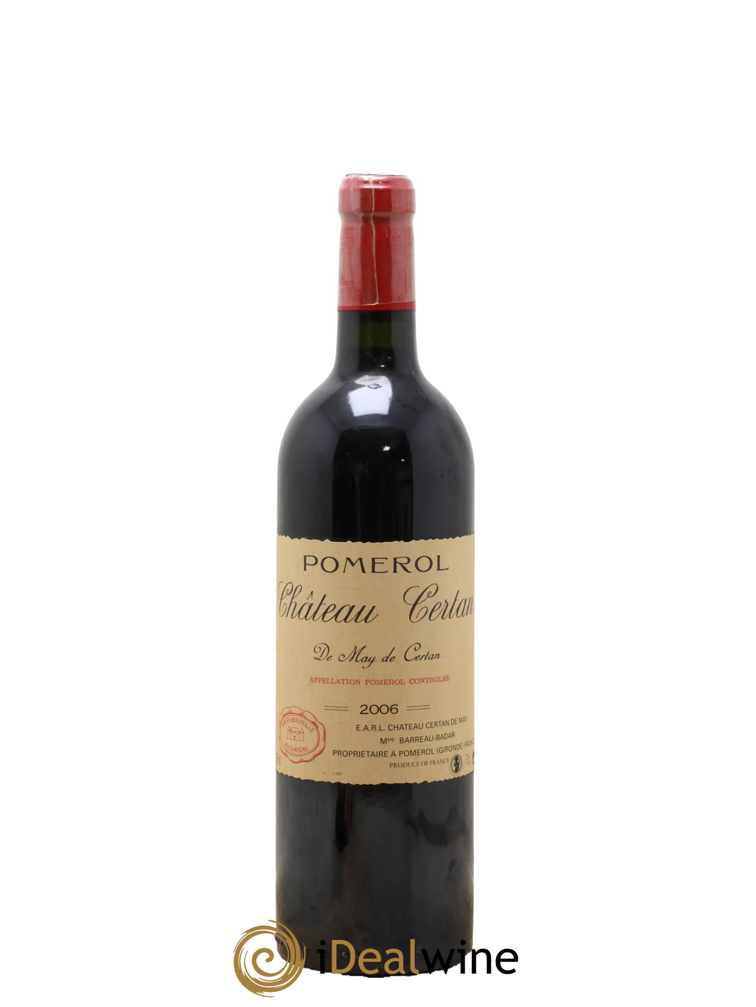 Château Certan de May 2006 - Lotto di 1 bottiglia - 0