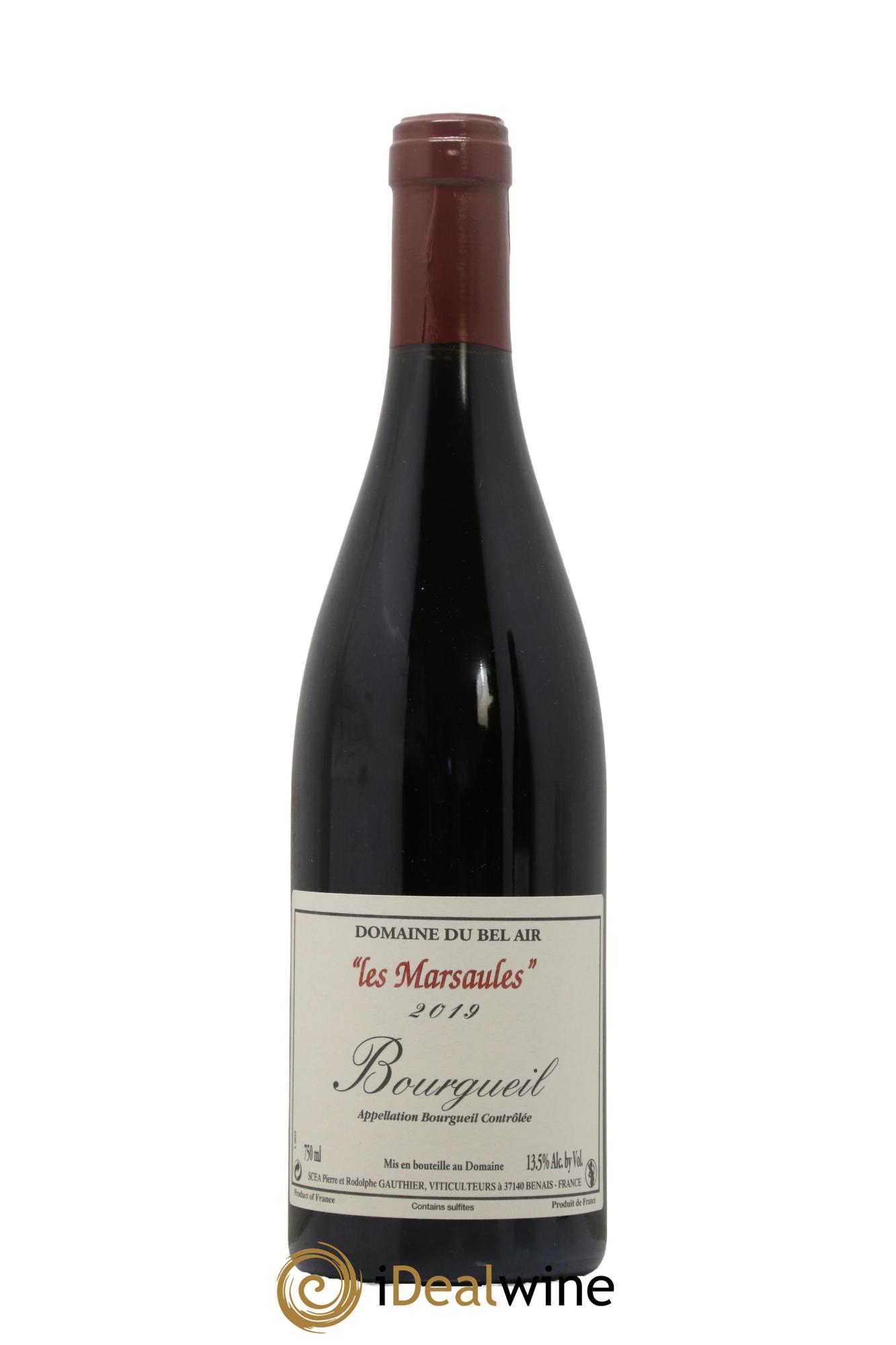 Bourgueil Marsaules Domaine du Bel Air 2019 - Posten von 1 Flasche - 0