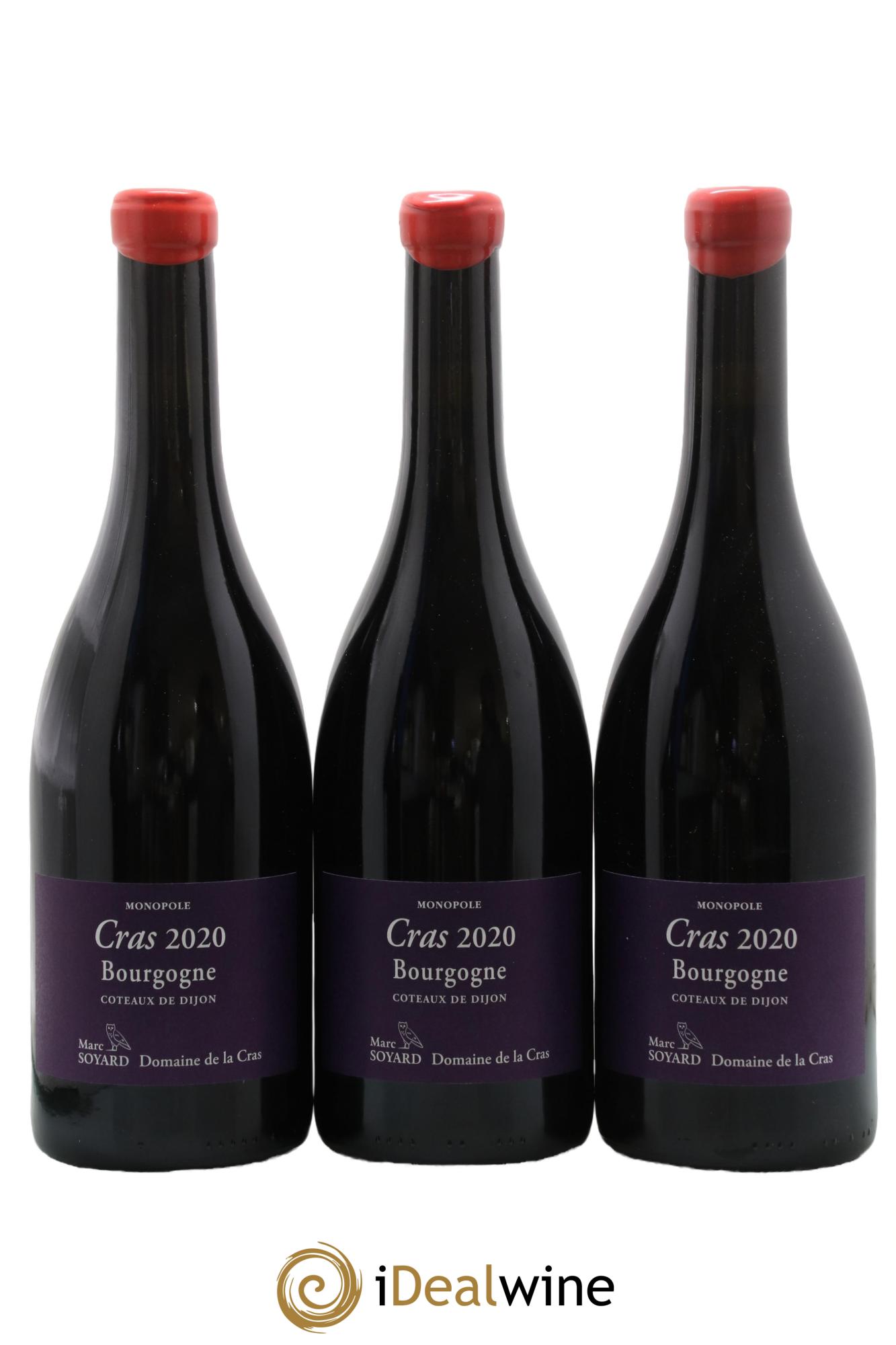 Bourgogne Cras Domaine de la Cras - Marc Soyard 2020 - Lot de 3 bouteilles - 0