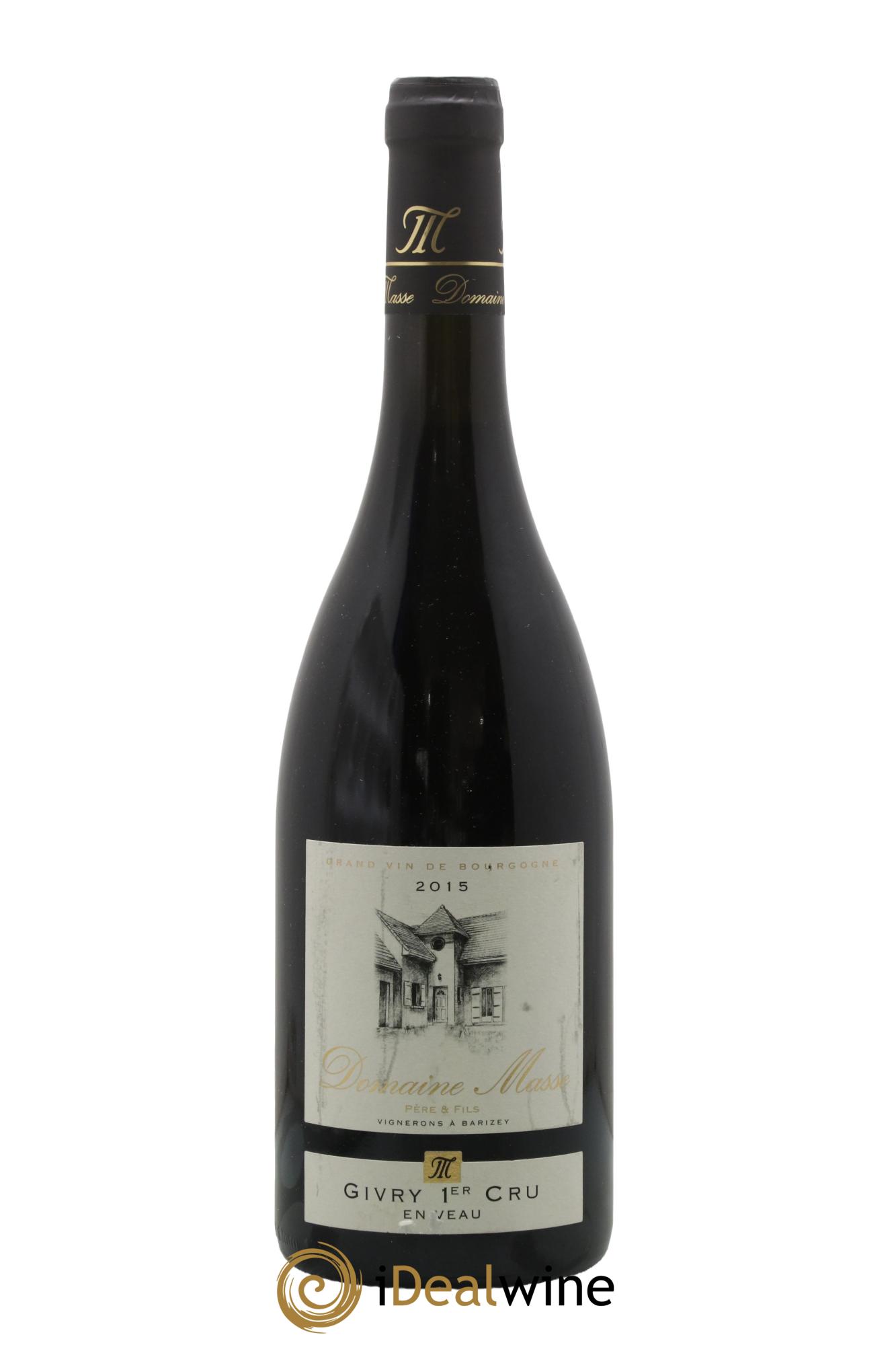 Givry 1er Cru En Veau Domaine Masse Père et Fils 2015 - Lot de 1 bouteille - 0