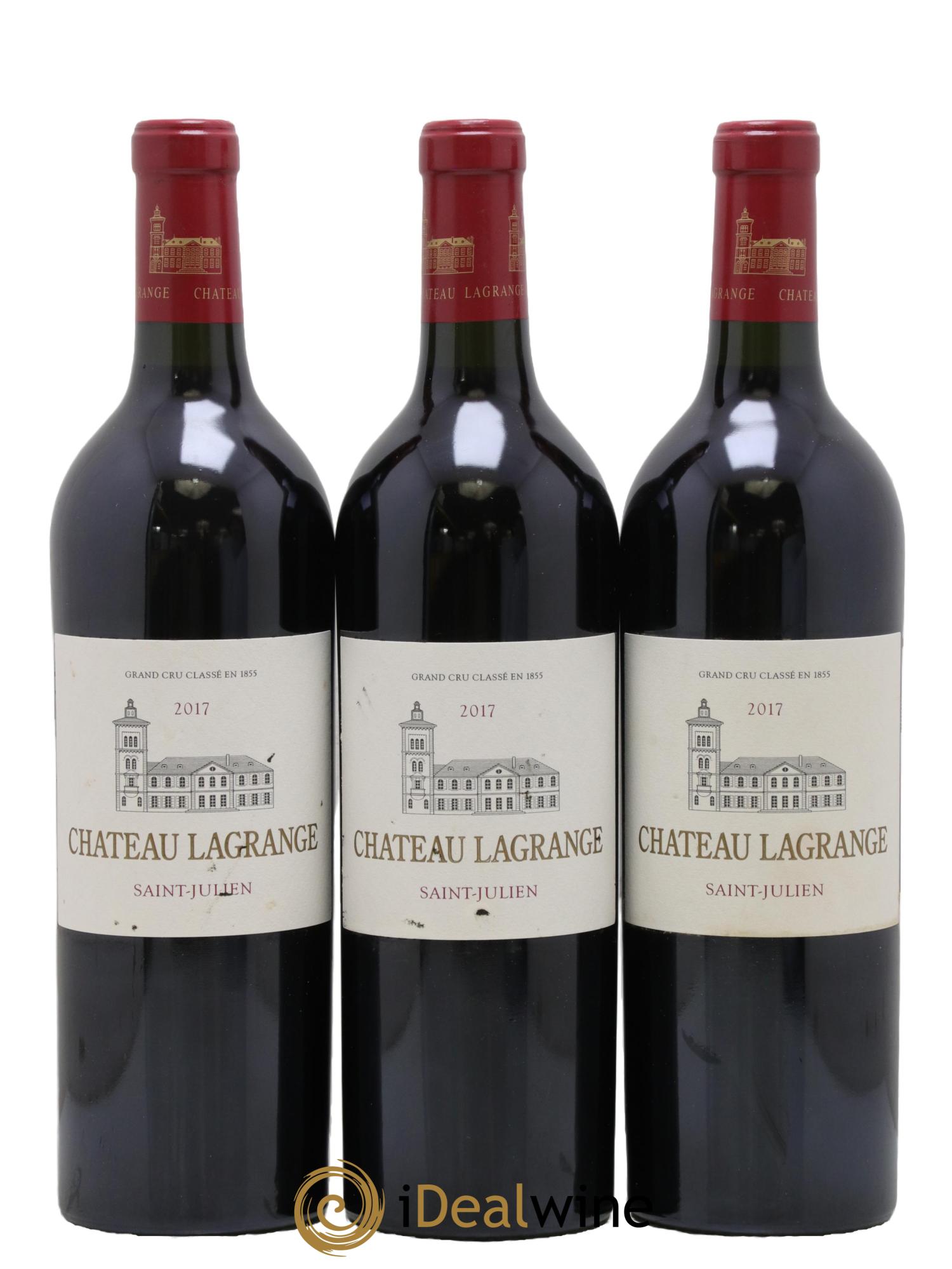Château Lagrange 3ème Grand Cru Classé 2017 - Lot de 3 bouteilles - 0