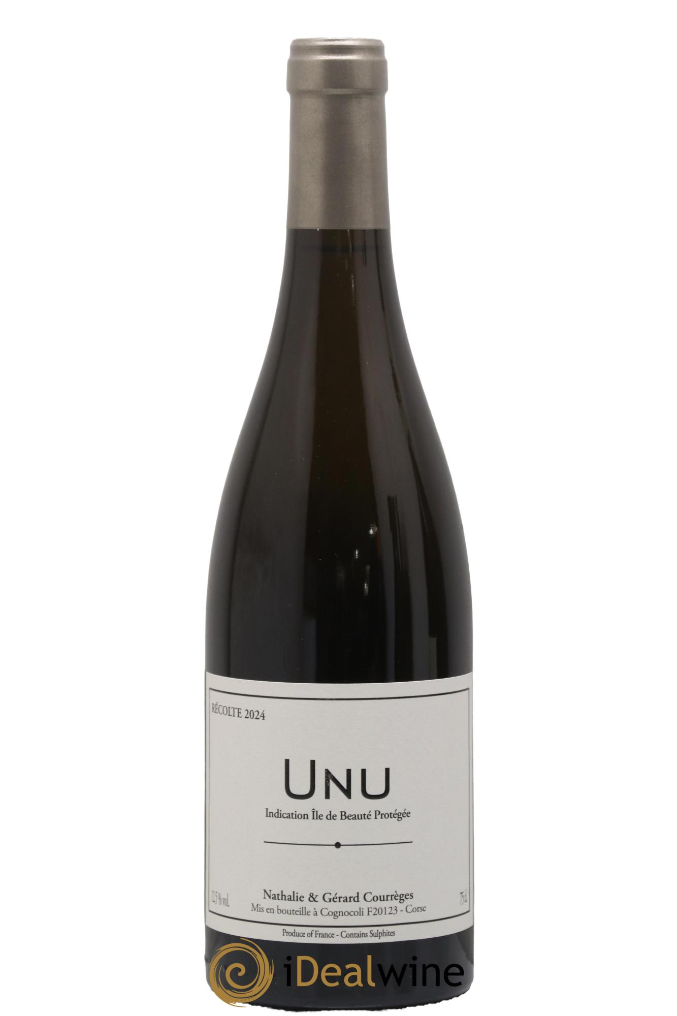 Vin de Corse IGP Île de Beauté Unu Gérard et Nathalie Courrèges 2024 - Posten von 1 Flasche - 0