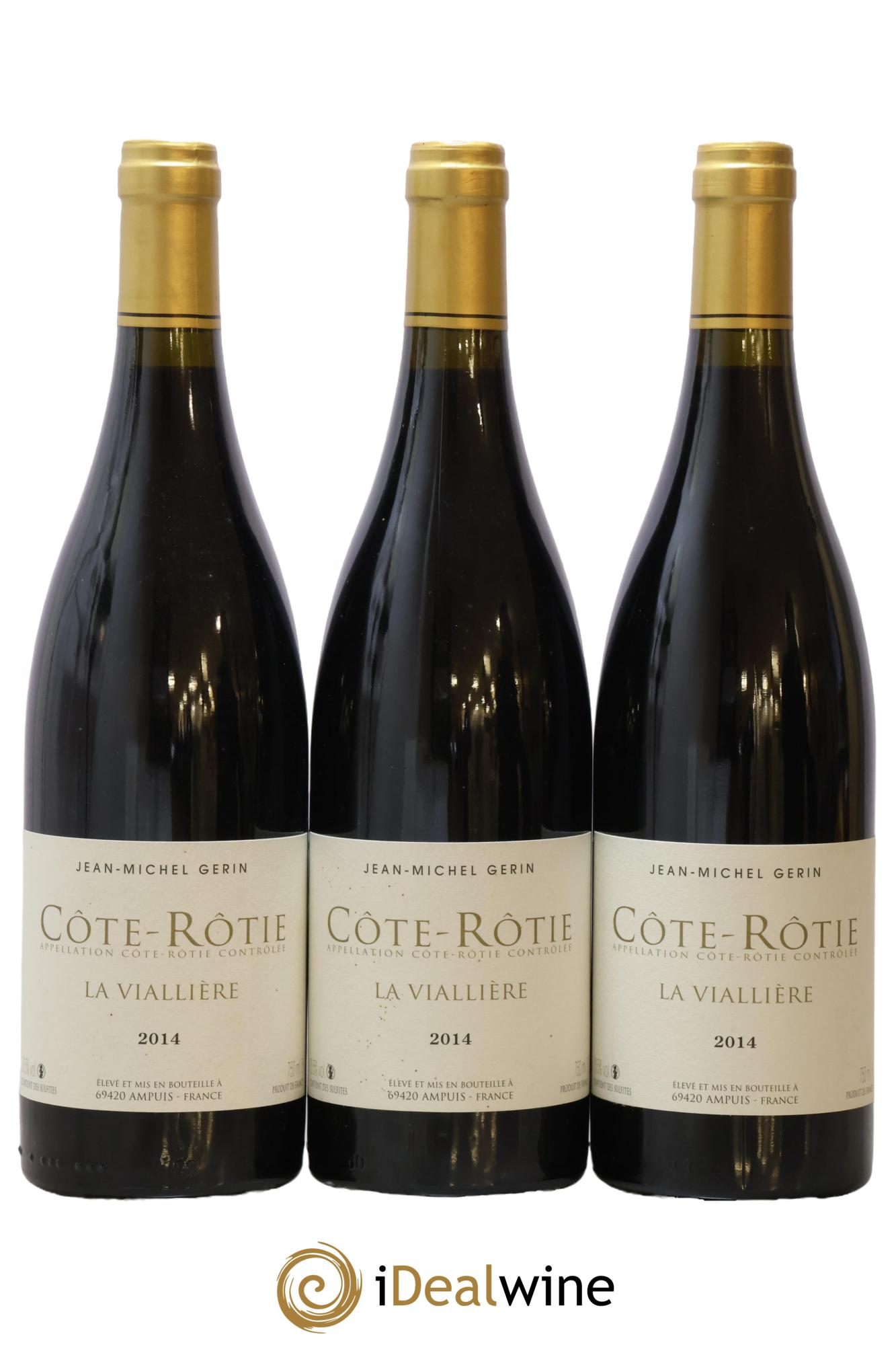 Côte-Rôtie La Viallière Jean-Michel Gerin 2014 - Lot de 3 bouteilles - 0