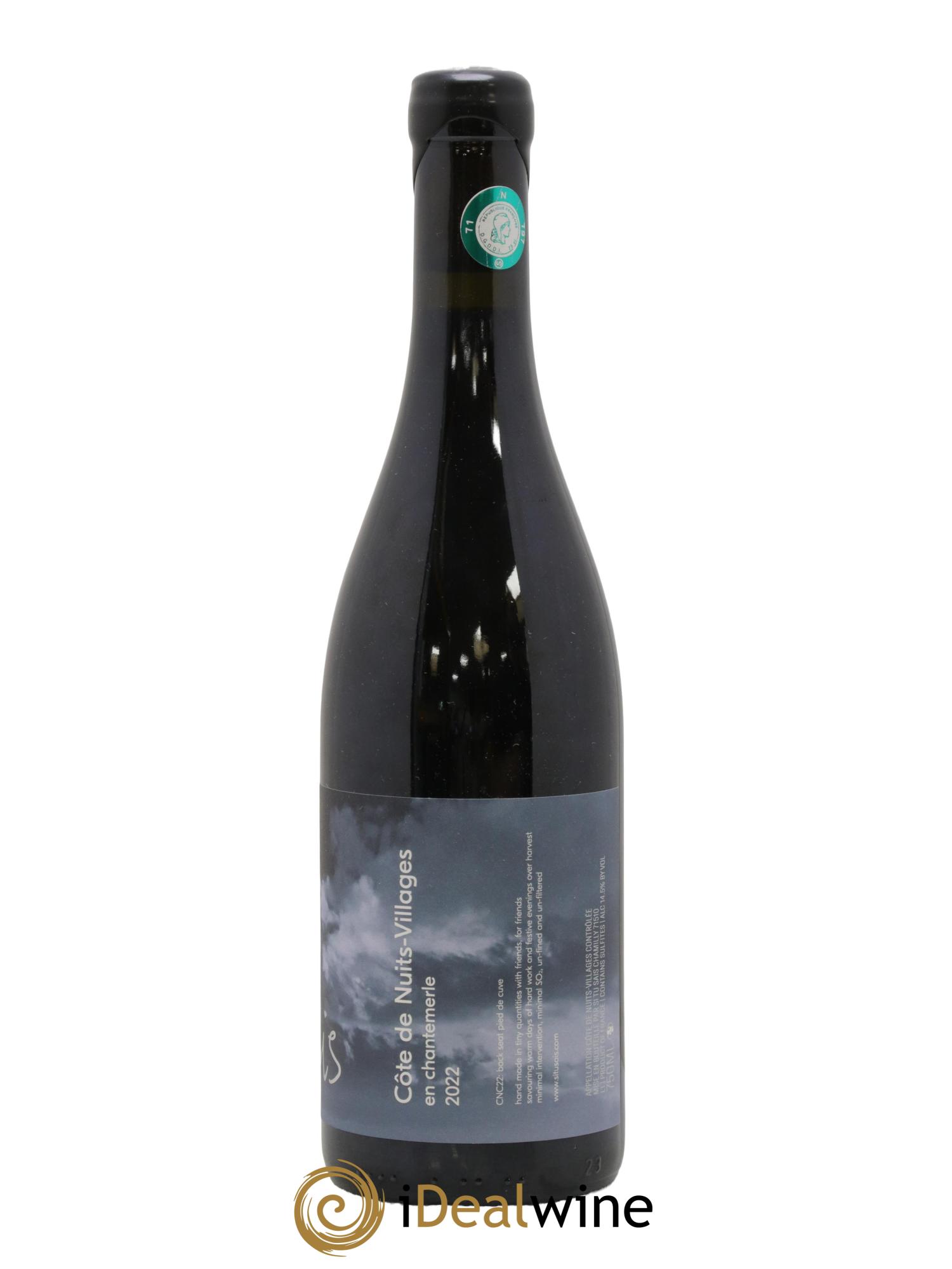 Côte de Nuits-Villages En Chantemerle Si Tu Sais 2022 - Lot de 1 bouteille - 1
