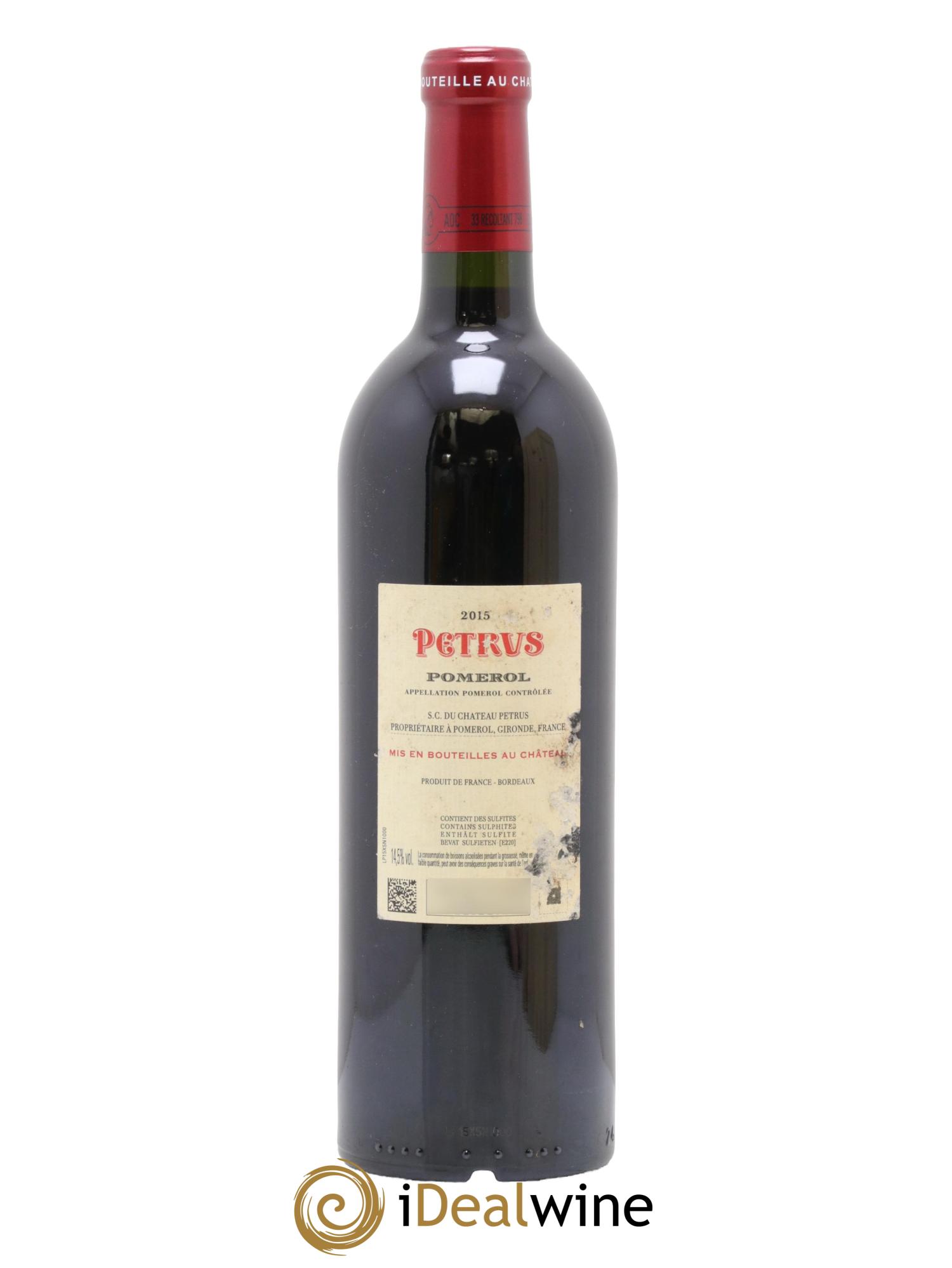 Petrus 2015 - Lot de 1 bouteille - 2