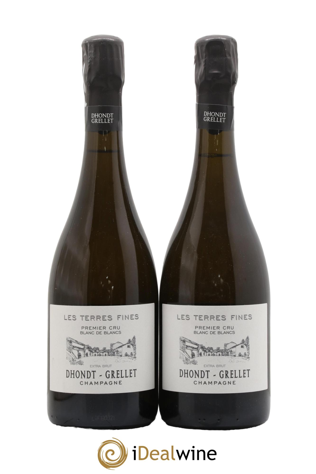 Les Terres Fines Blanc de Blancs Extra-Brut Dhondt Grellet - Lot de 2 bouteilles - 0