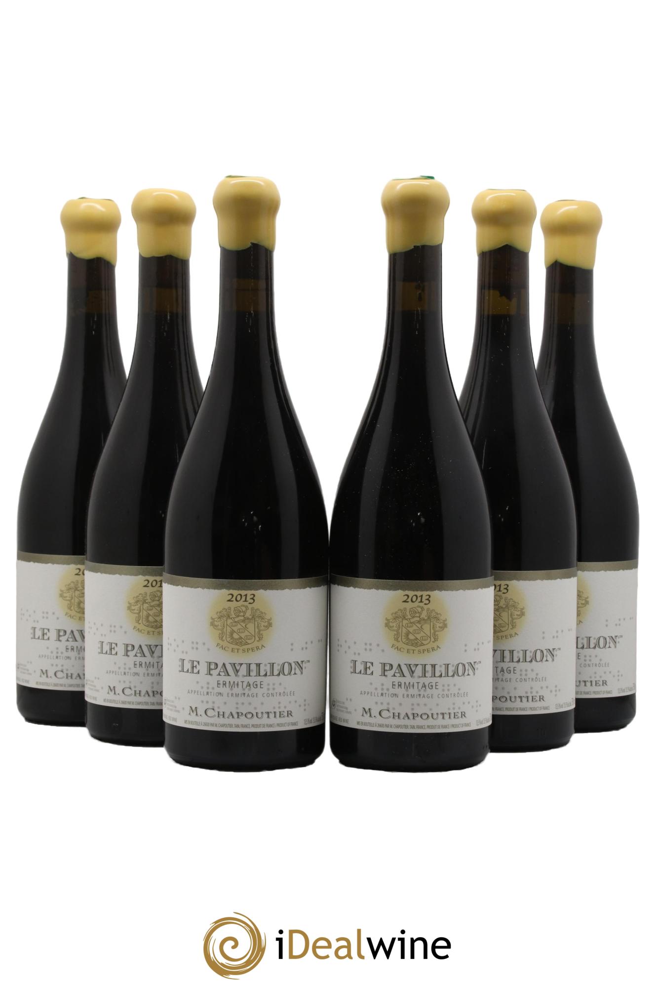 Hermitage Ermitage Le Pavillon Chapoutier 2013 - Lot de 6 bouteilles - 0