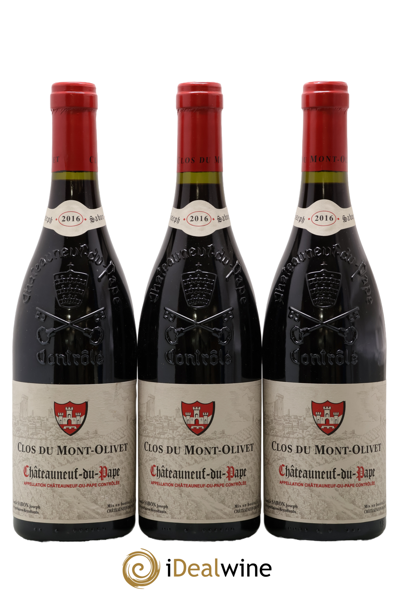 Châteauneuf-du-Pape Clos du Mont-Olivet 2016 - Lot de 3 bouteilles - 0