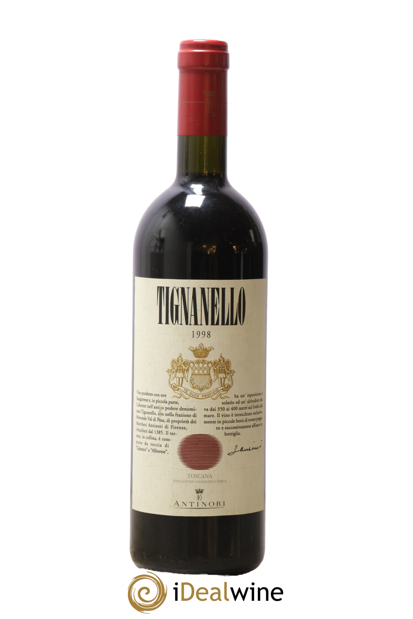 Toscana IGT Tignanello Tenuta Tignanello - Marchesi Antinori 1998 - Lot of 1 bottle - 0
