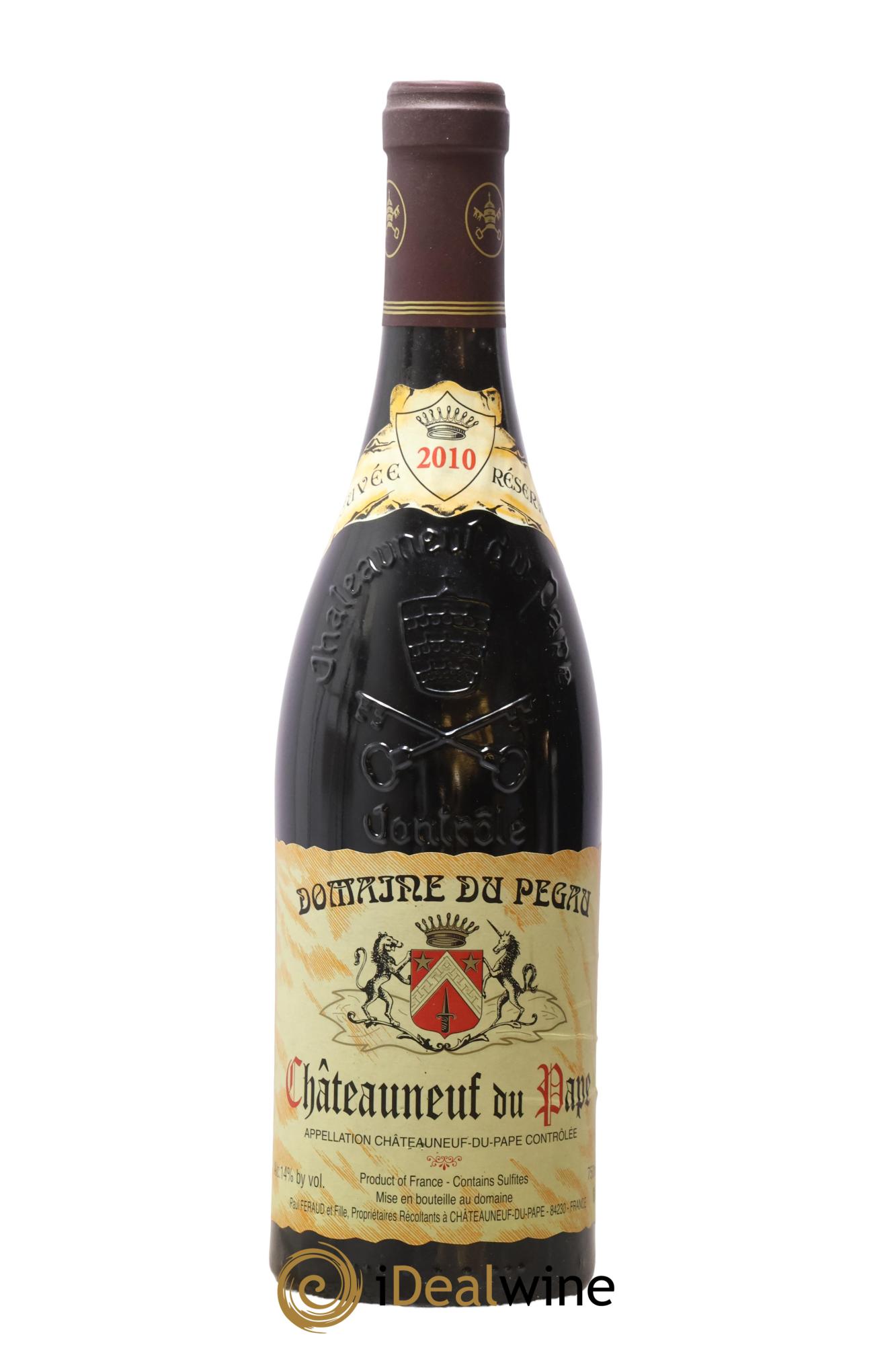 Châteauneuf-du-Pape Domaine du Pégau Cuvée Réservée Paul et Laurence Féraud 2010 - Lot of 1 bottle - 0