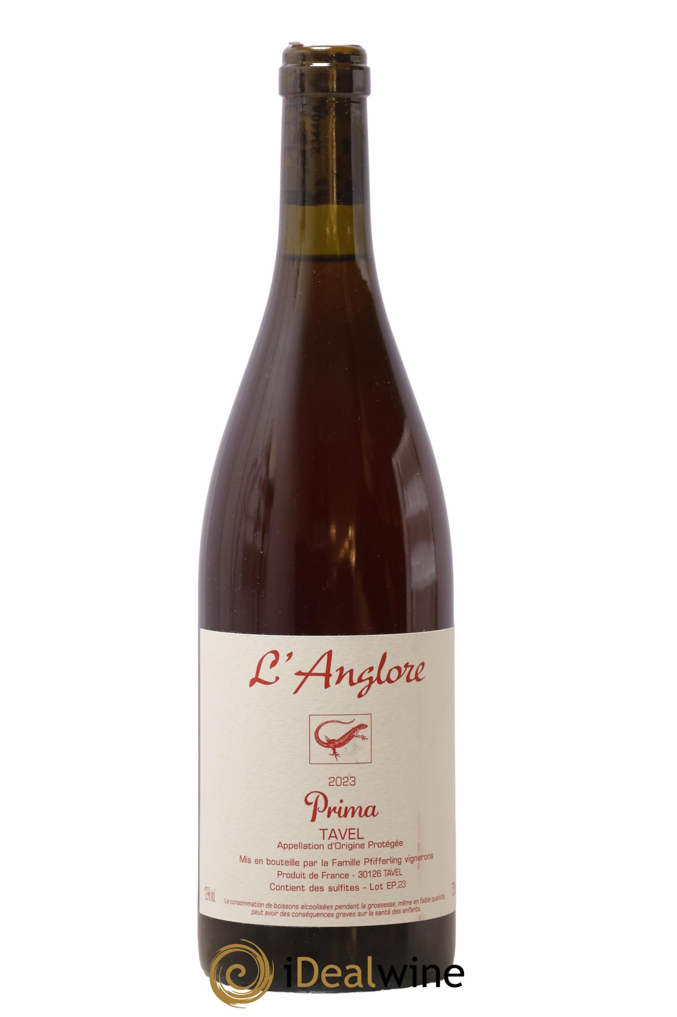 Tavel Prima L'Anglore 2023 - Lot of 1 bottle - 0