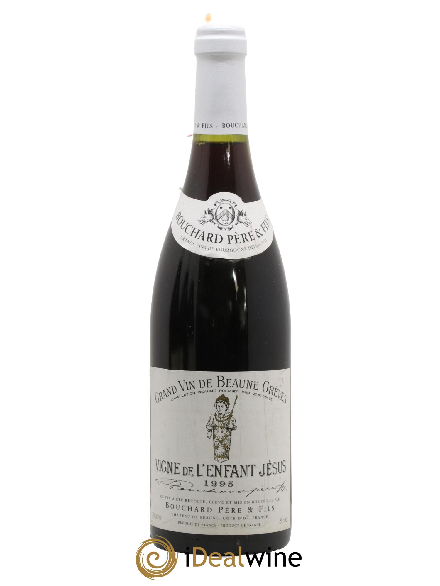 Beaune 1er Cru Grèves - Vigne de l'Enfant Jésus Bouchard Père & Fils 1995 - Lot de 1 bouteille - 0
