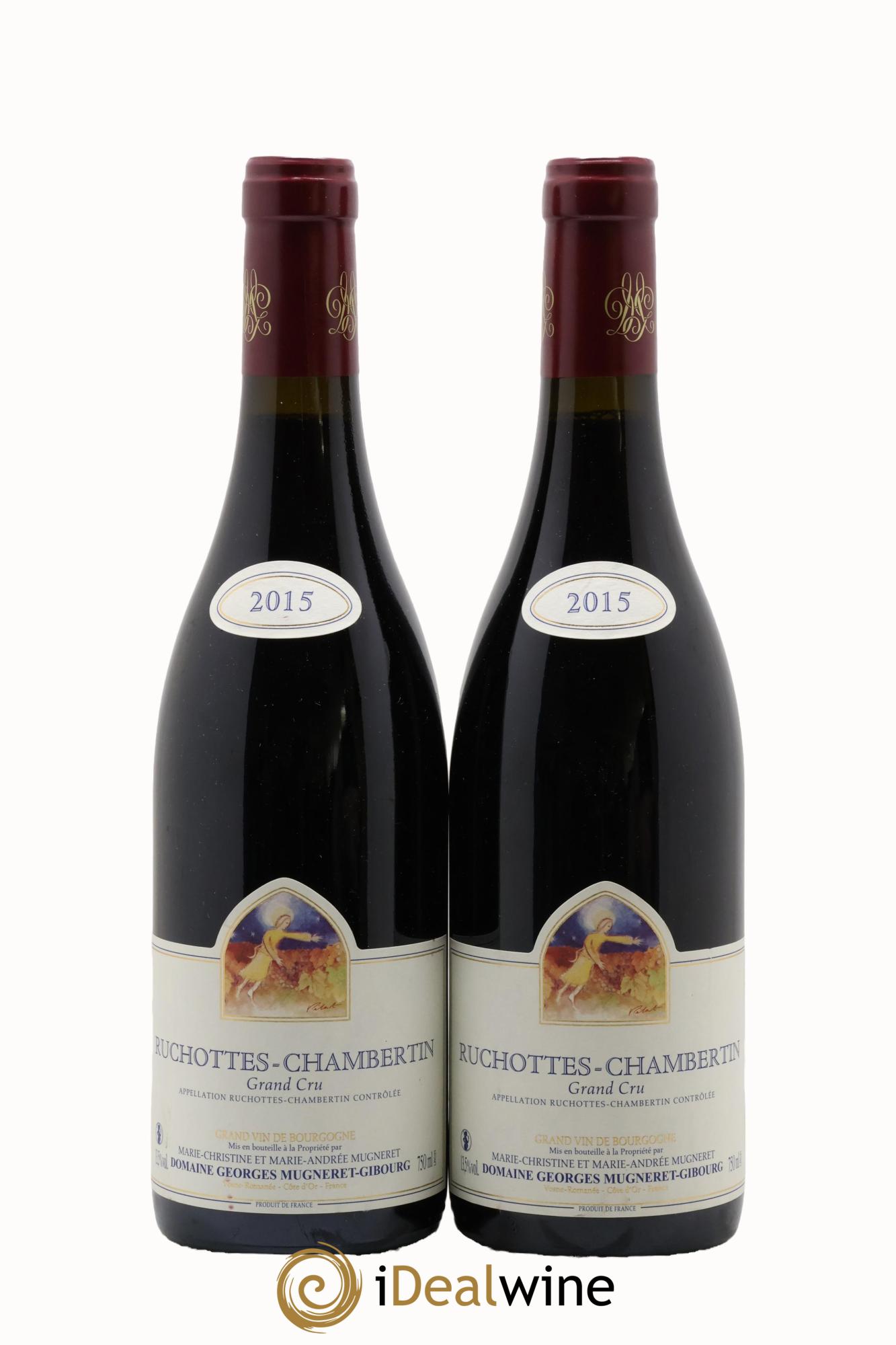 Ruchottes-Chambertin Grand Cru Mugneret-Gibourg (Domaine) 2015 - Lot de 2 bouteilles - 0
