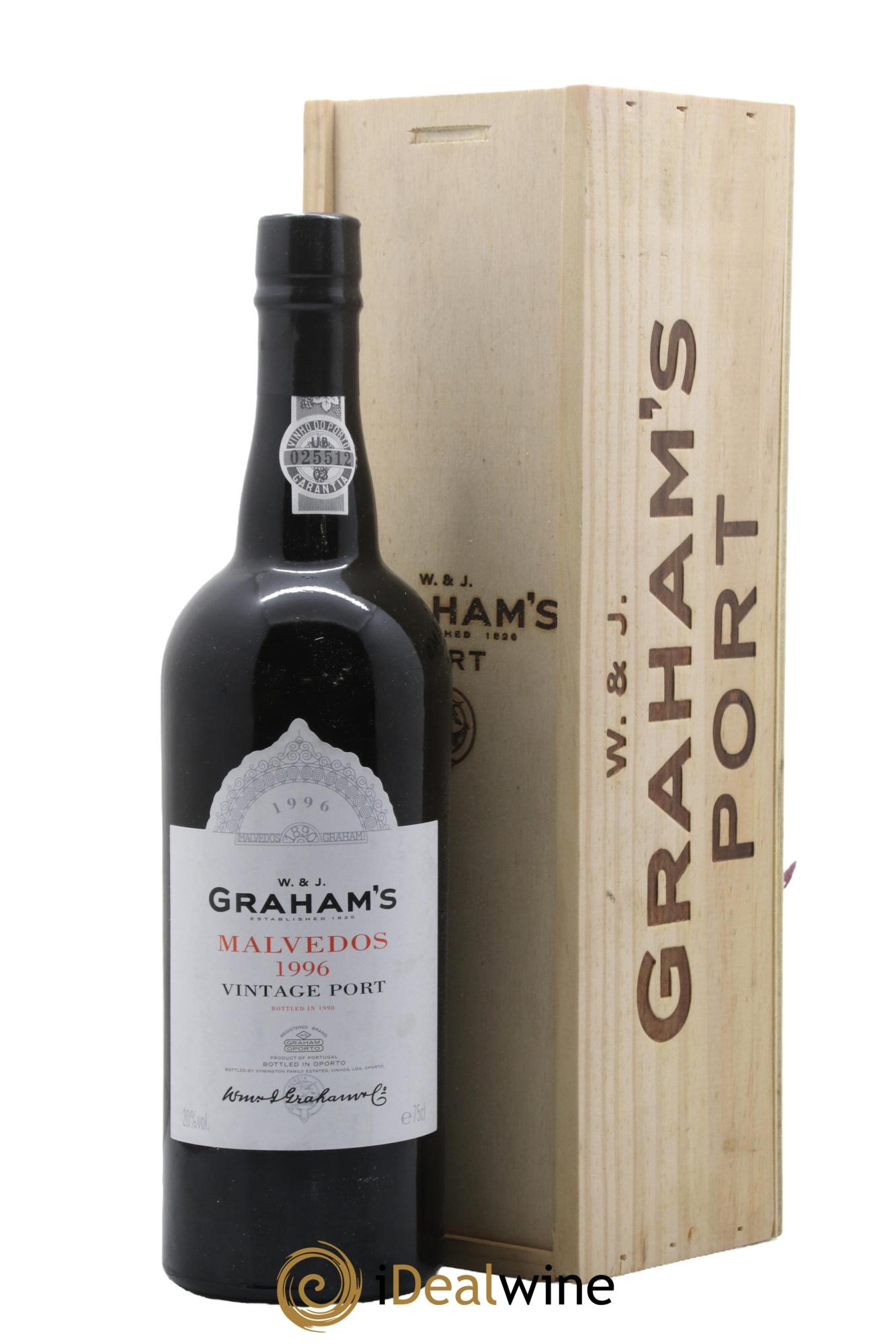 Porto Malvedos Vintage Grahams 1996 - Lot of 1 bottle - 0