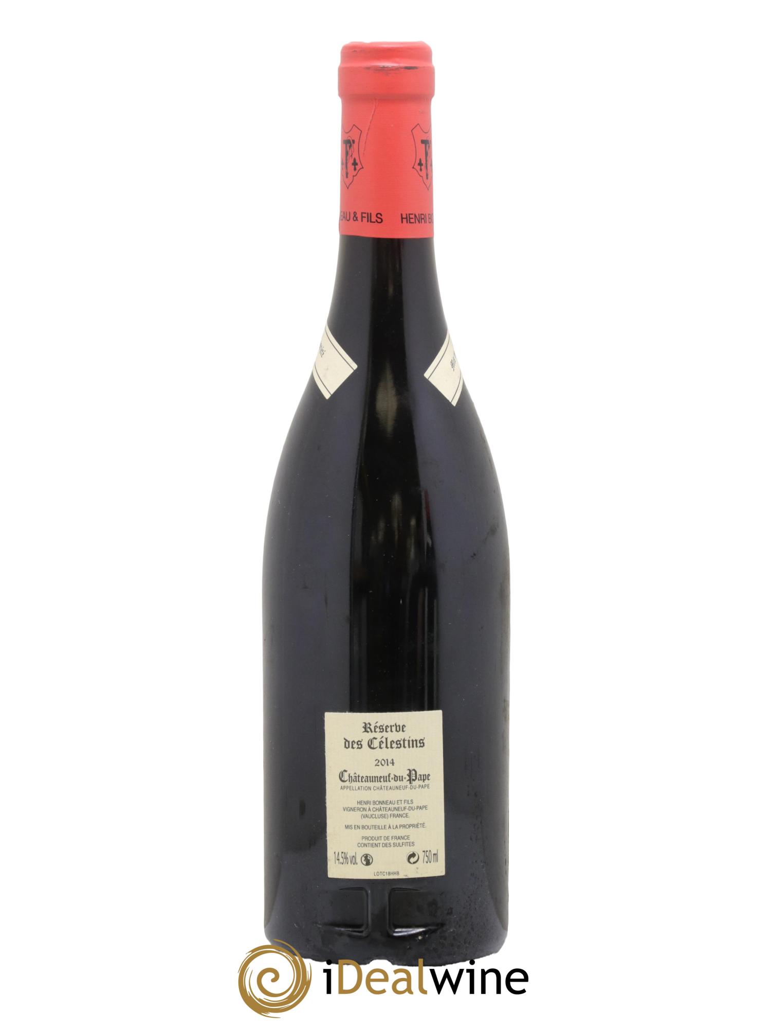 Châteauneuf-du-Pape Réserve des Célestins Henri Bonneau & Fils Hommage à Henri Bonneau 2014 - Lot de 1 bouteille - 1