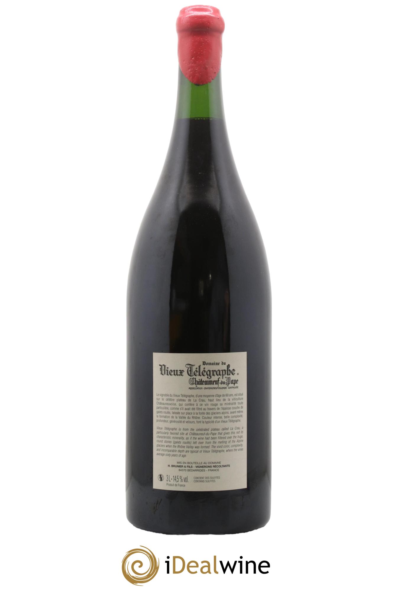 Châteauneuf-du-Pape Vieux Télégraphe (Domaine du) Vignobles Brunier 2012 - Lot of 1 double magnum - 1