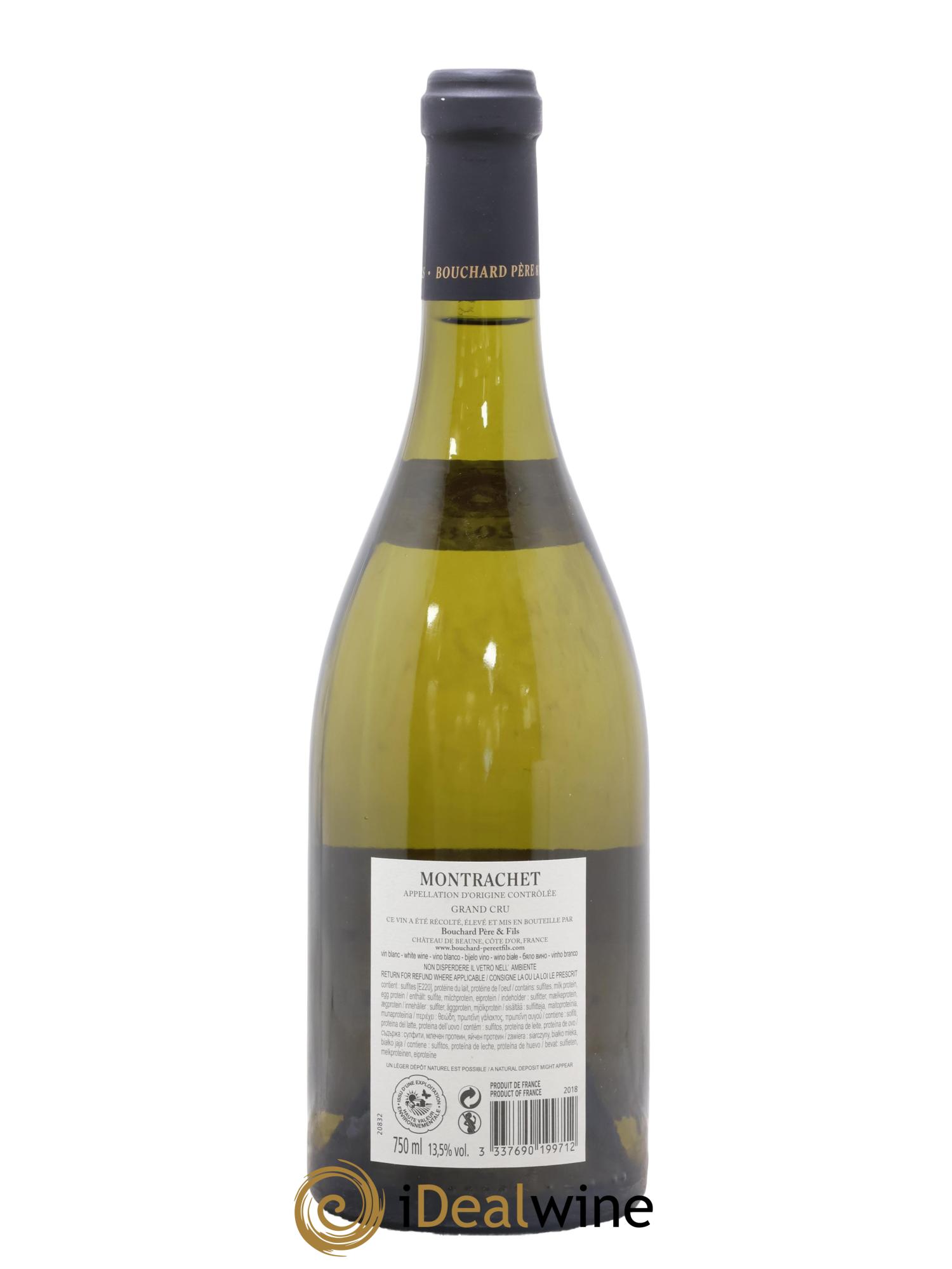 Montrachet Grand Cru Bouchard Père & Fils 2018 - Lot de 1 bouteille - 1