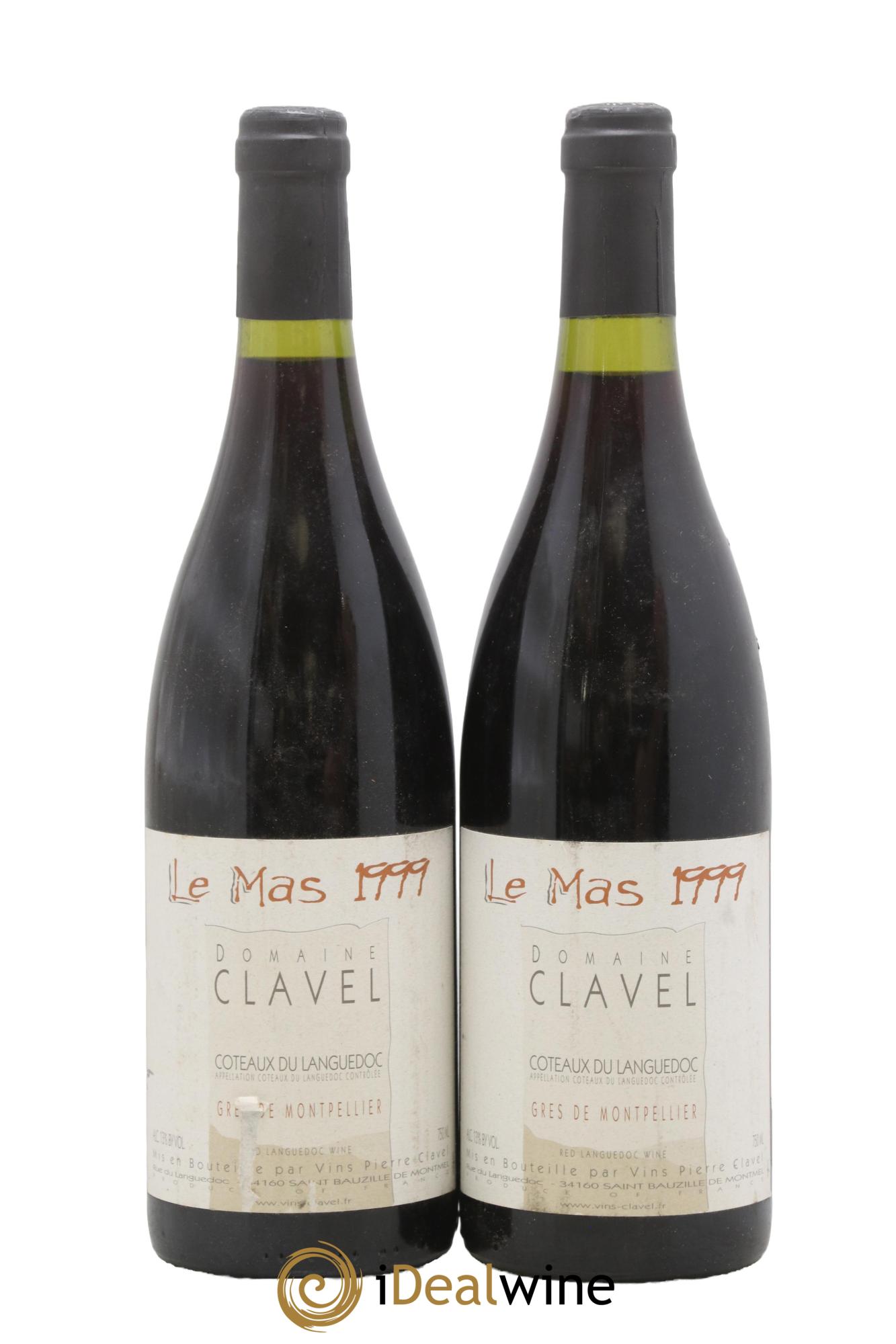Coteaux du Languedoc Pierre Clavel Le Mas Pierre Clavel 1999 - Posten von 2 Flaschen - 0