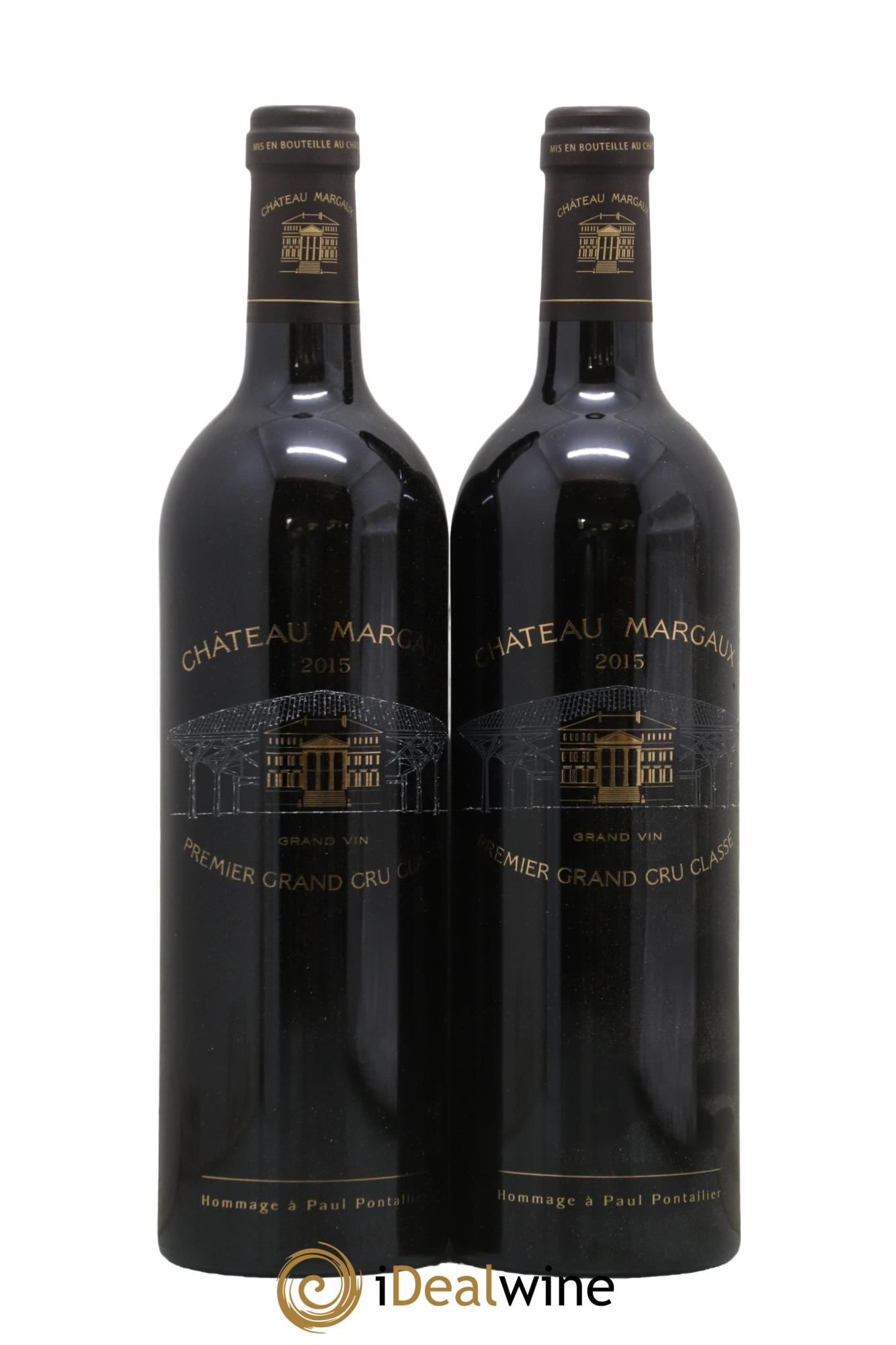 Château Margaux 1er Grand Cru Classé 2015 - Lotto di 2 bottiglie - 0