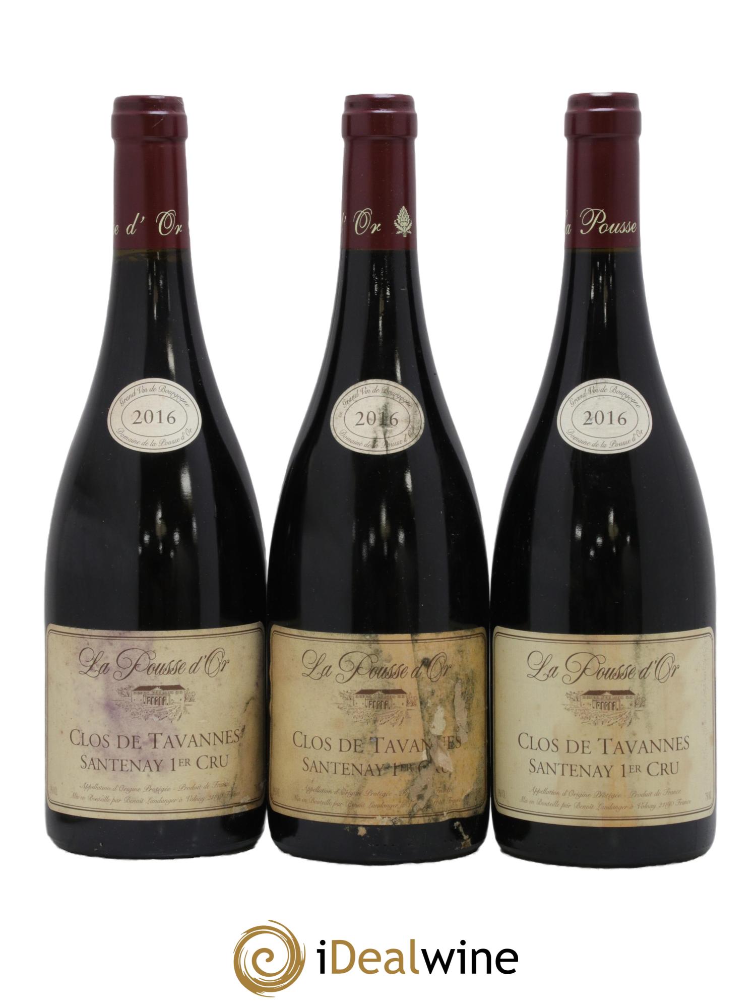 Santenay 1er Cru Clos Tavannes La Pousse d'Or (Domaine de) 2016 - Lot de 3 bouteilles - 0