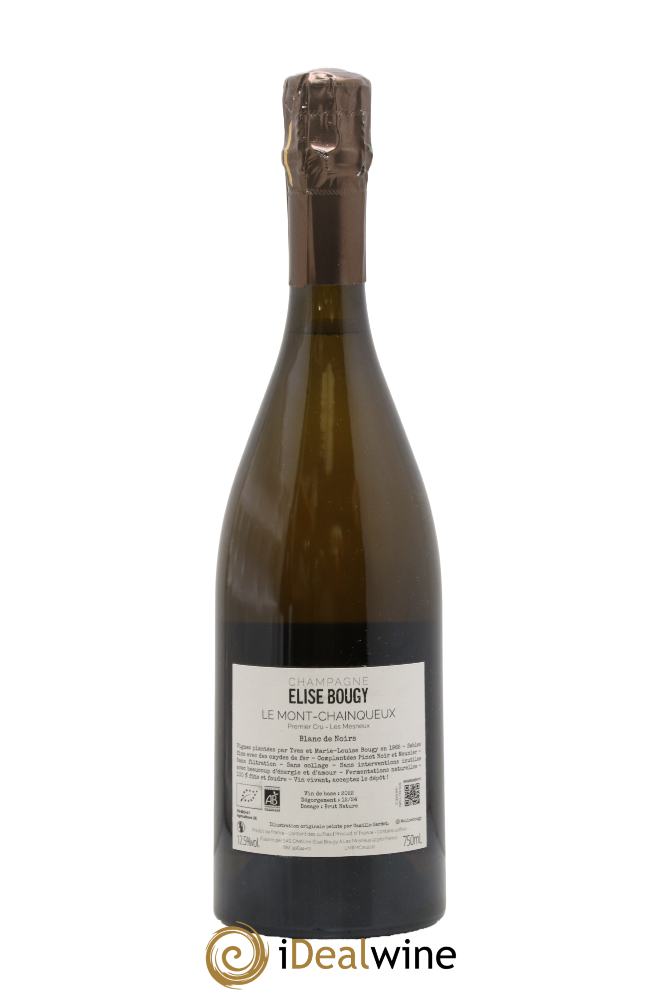 Les Mesneux Le Mont Chainqueux Elise Bougy 2022 - Lot de 1 bouteille - 1