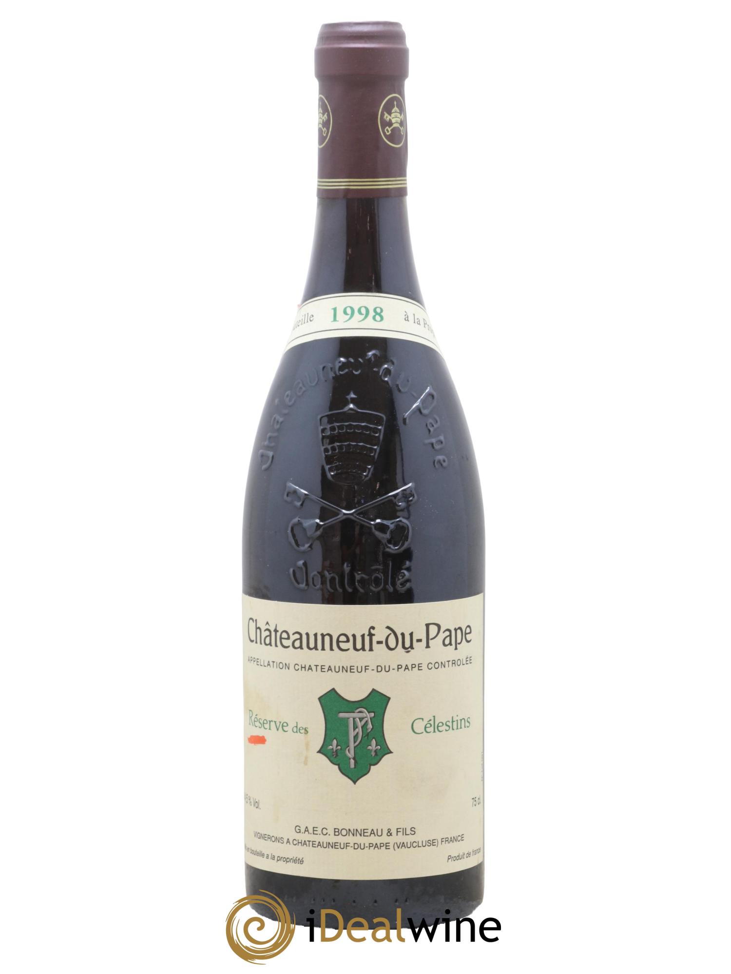 Châteauneuf-du-Pape Réserve des Célestins Henri Bonneau & Fils 1998 - Lot of 1 bottle - 0