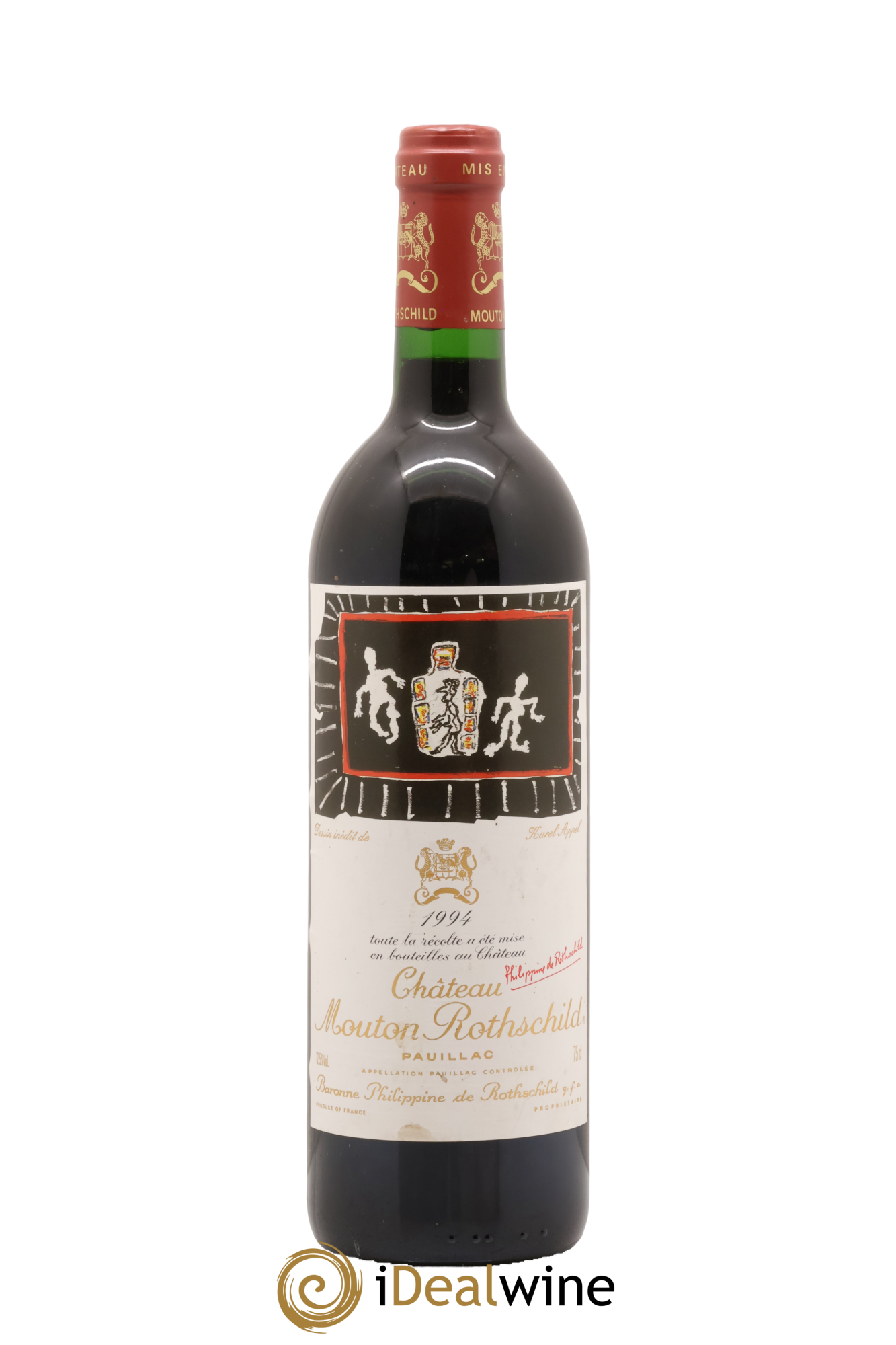 Château Mouton Rothschild 1er Grand Cru Classé 1994 - Lot de 1 bouteille - 0