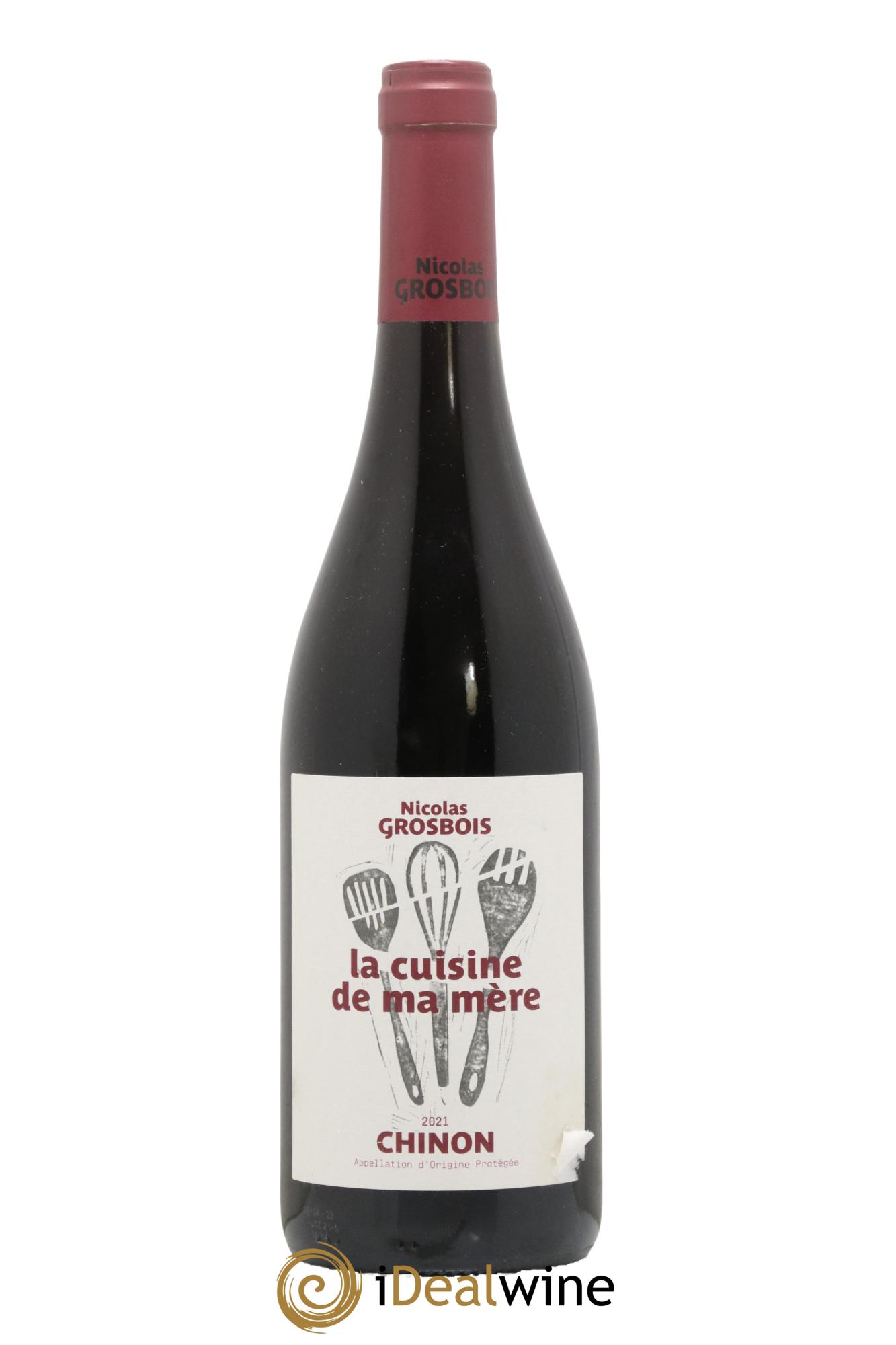 Chinon Cuisine de ma Mère Domaine Grosbois 2021 - Lot de 1 bouteille - 0