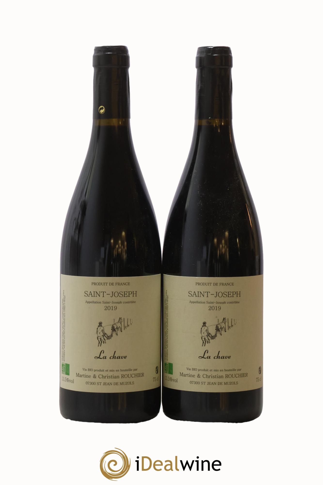 Saint-Joseph La Chave Domaine Rouchier 2019 - Posten von 2 Flaschen - 0