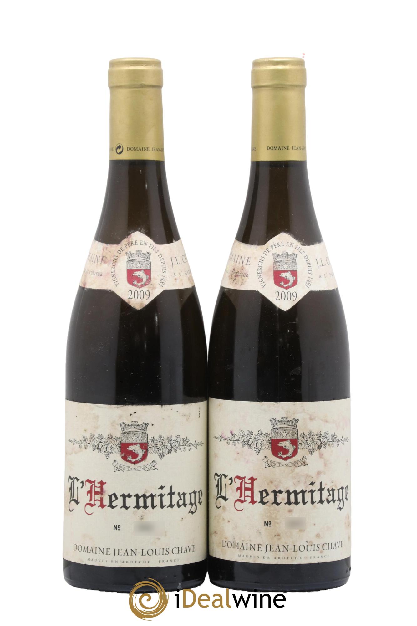 Hermitage Jean-Louis Chave 2009 - Lot de 2 bouteilles - 0