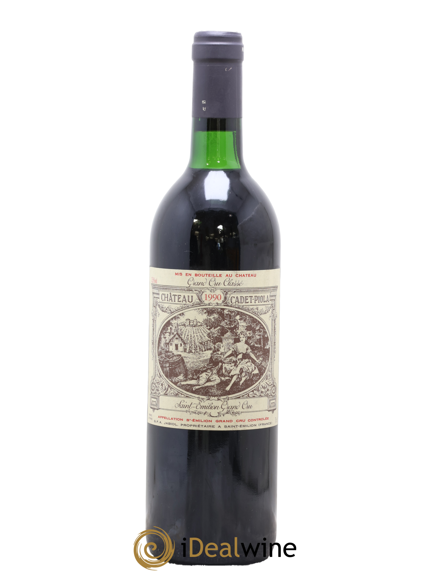 Château Cadet Piola Grand Cru Classé 1990 - Lot of 1 bottle - 0