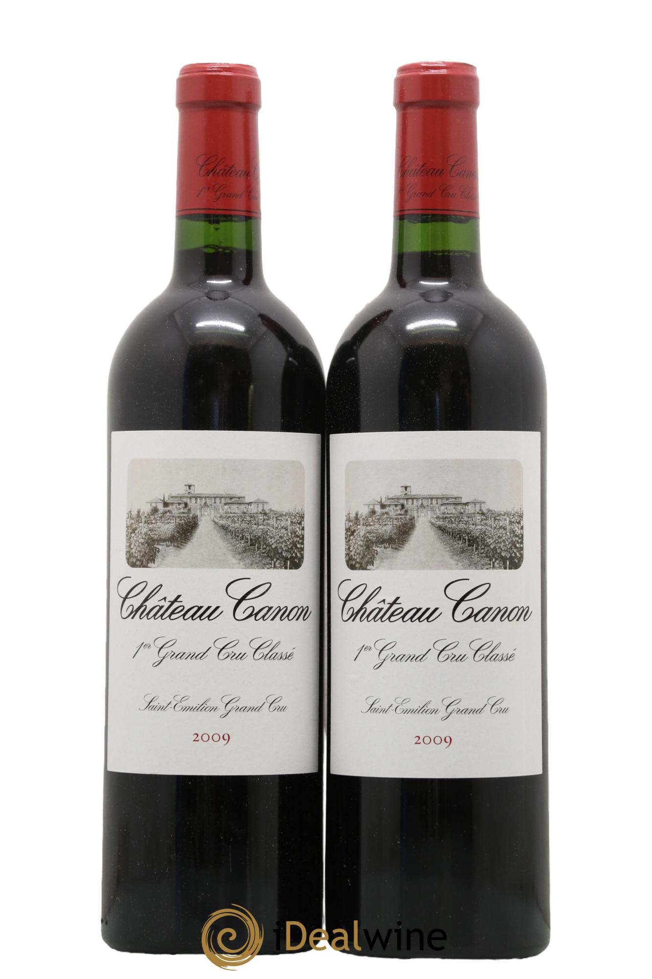 Château Canon 1er Grand Cru Classé B 2009 - Lot de 2 bouteilles - 0