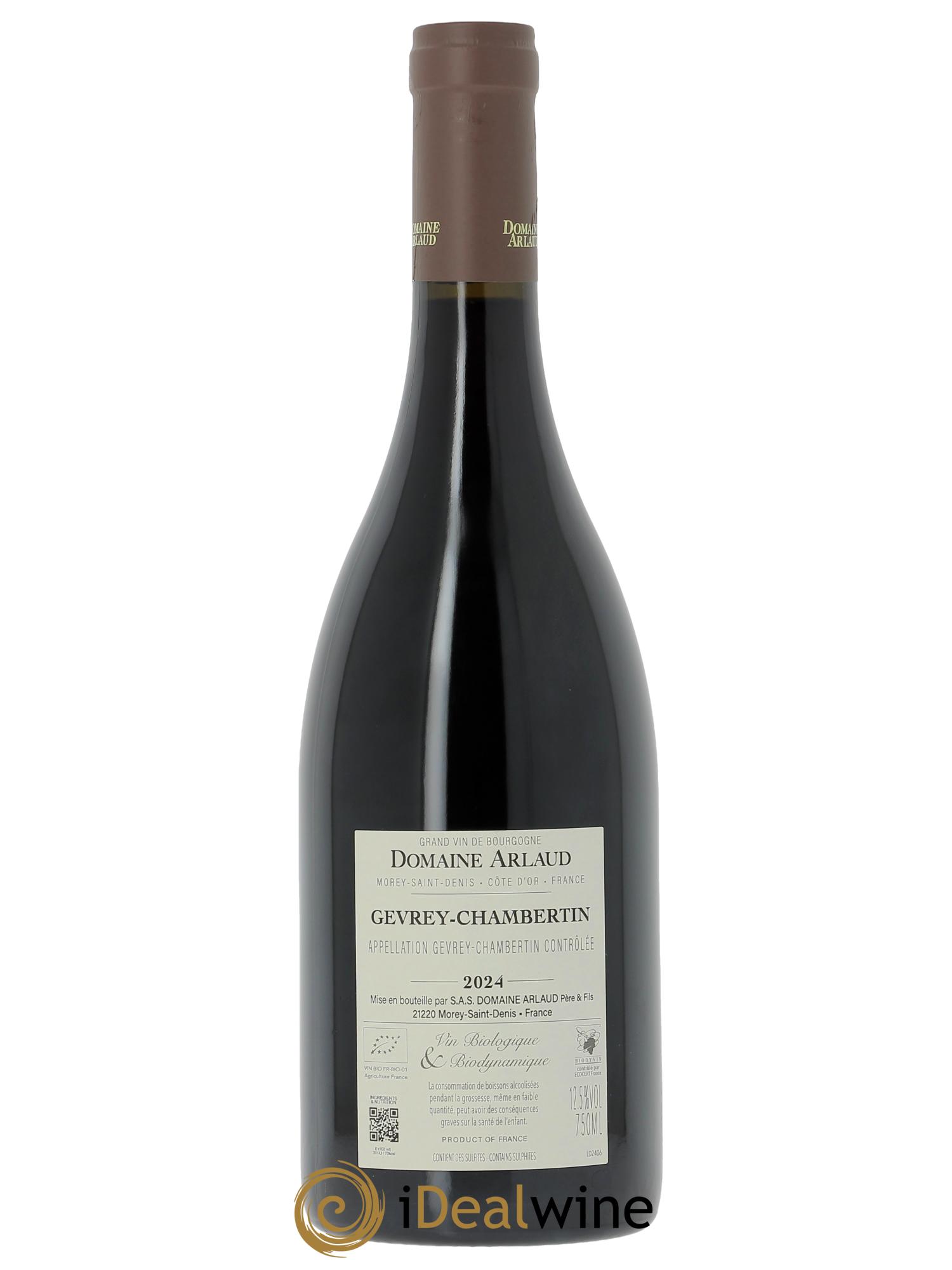 Gevrey-Chambertin Arlaud 2024 - Lot of 1 bottle - 1