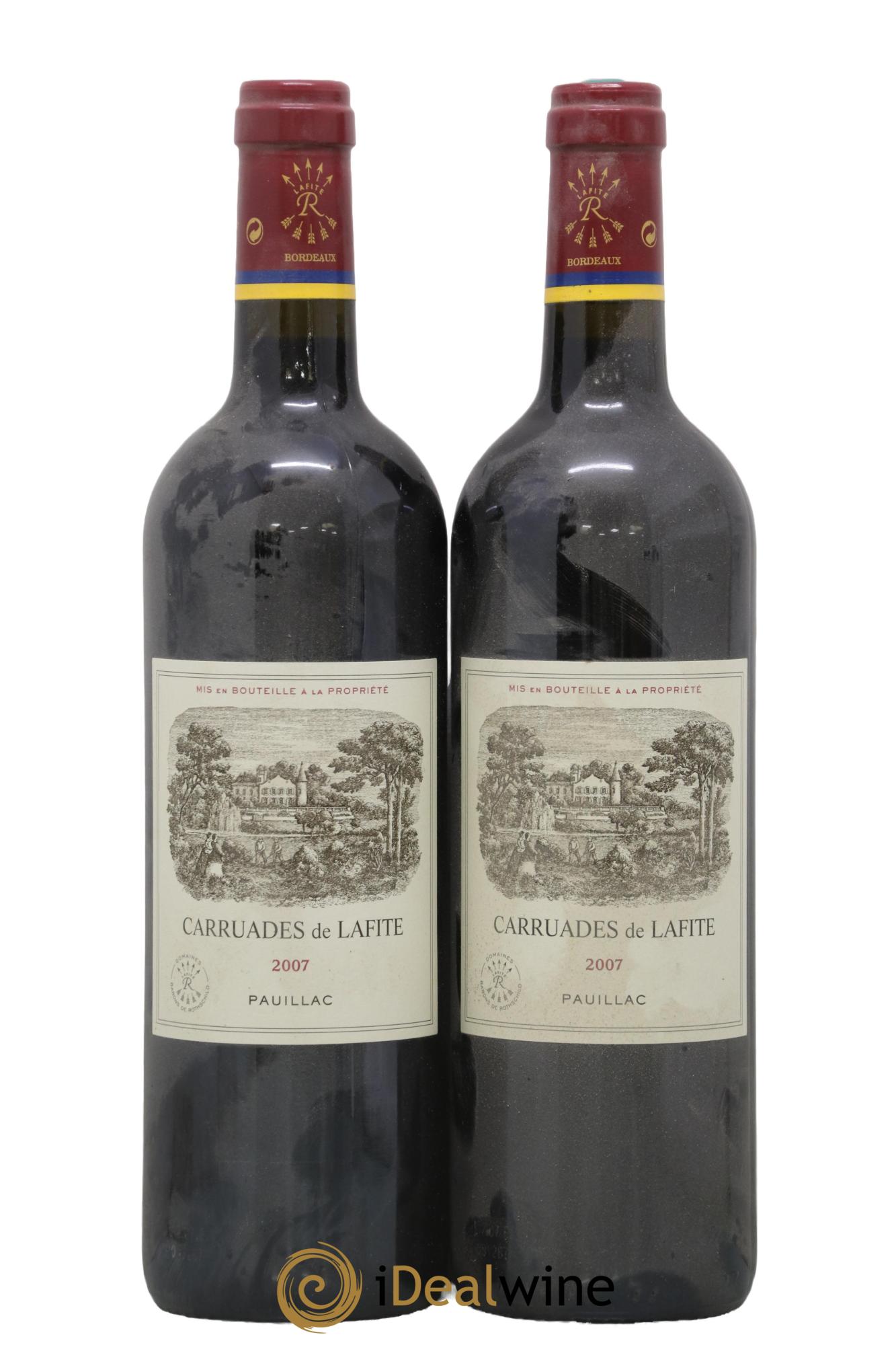 Carruades de Lafite Rothschild Second Vin 2007 - Lot of 2 bottles - 0