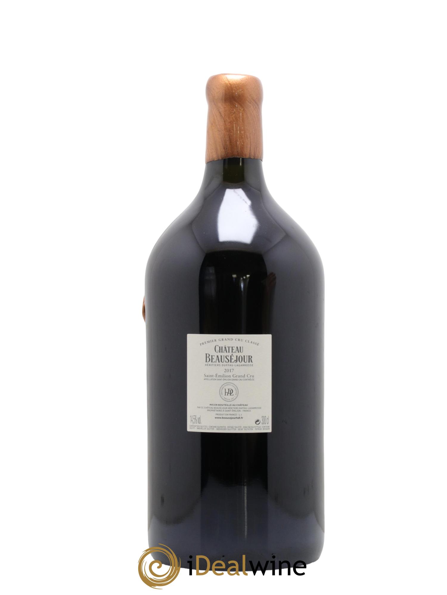 Château Beauséjour (Duffau-Lagarrosse) 1er Grand Cru Classé B  2017 - Lot de 1 double magnum - 1