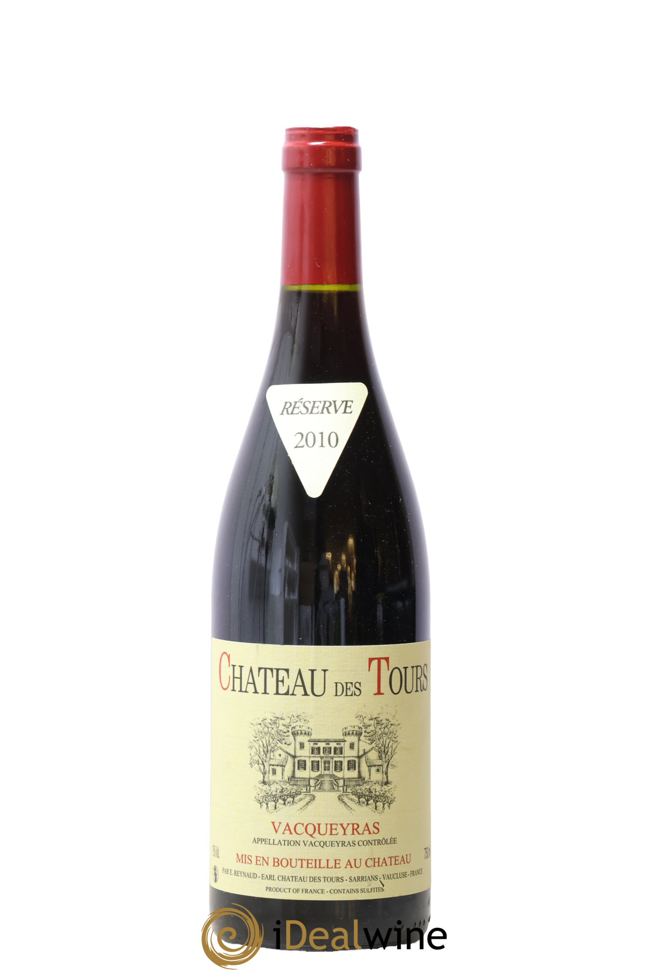 Vacqueyras Château des Tours Emmanuel Reynaud 2010 - Lot of 1 bottle - 0