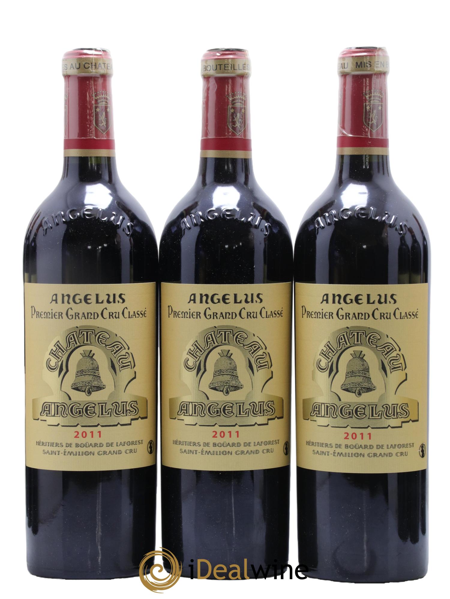Château Angélus 1er Grand Cru Classé A 2011 - Lotto di 12 bottiglie - 3