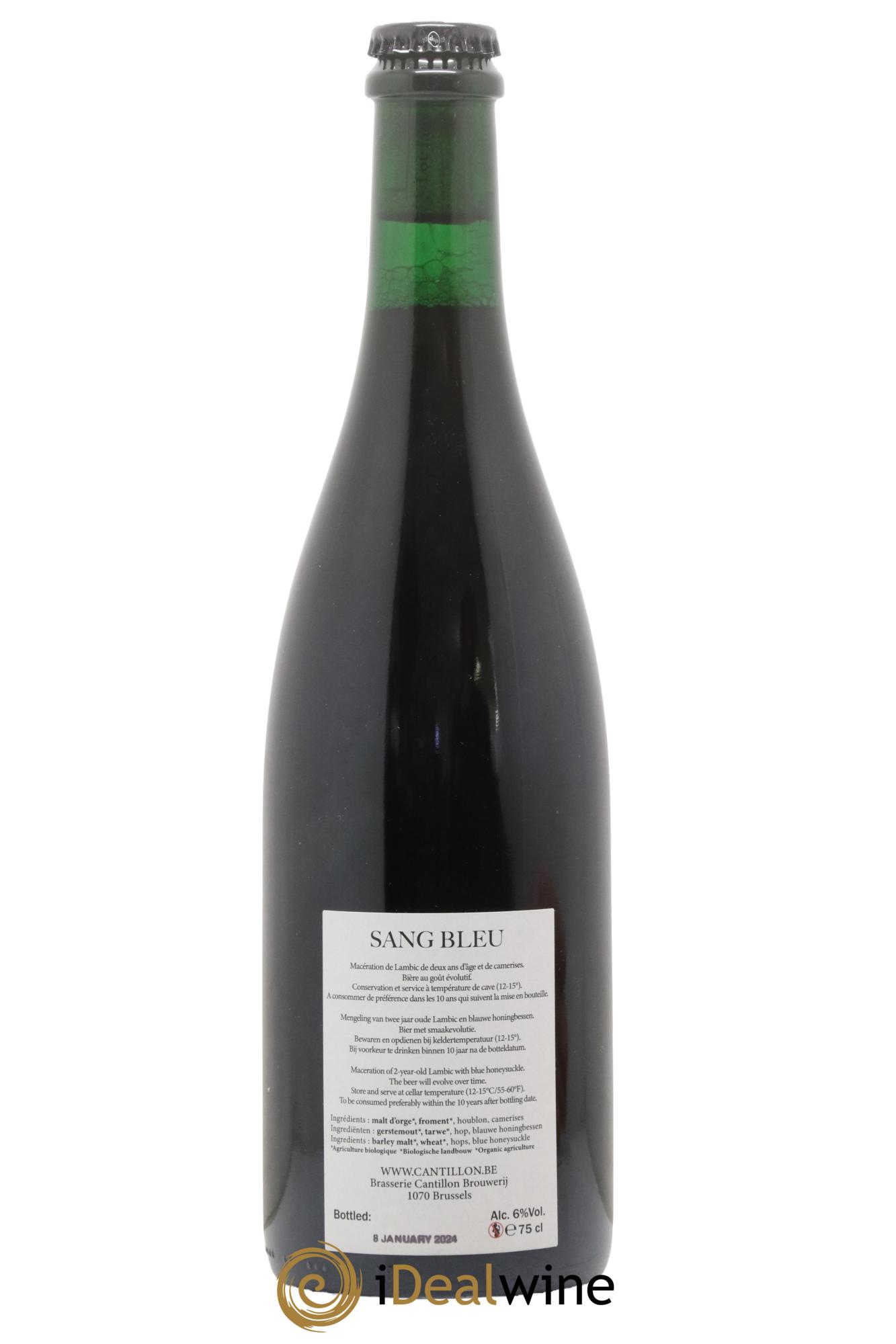 Bière Cuvée Sang Bleu Gueuze Cantillon embouteillé en 2024 - Lotto di 1 bottiglia - 1