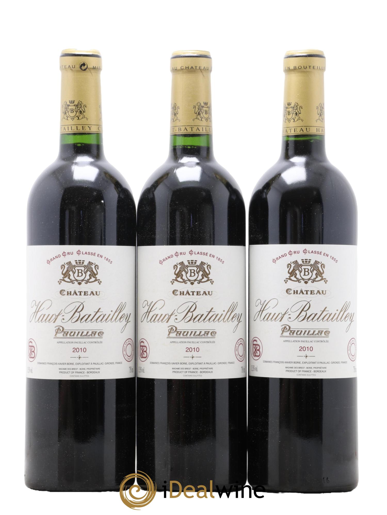 Château Haut Batailley 5ème Grand Cru Classé 2010 - Lot de 6 bouteilles - 2