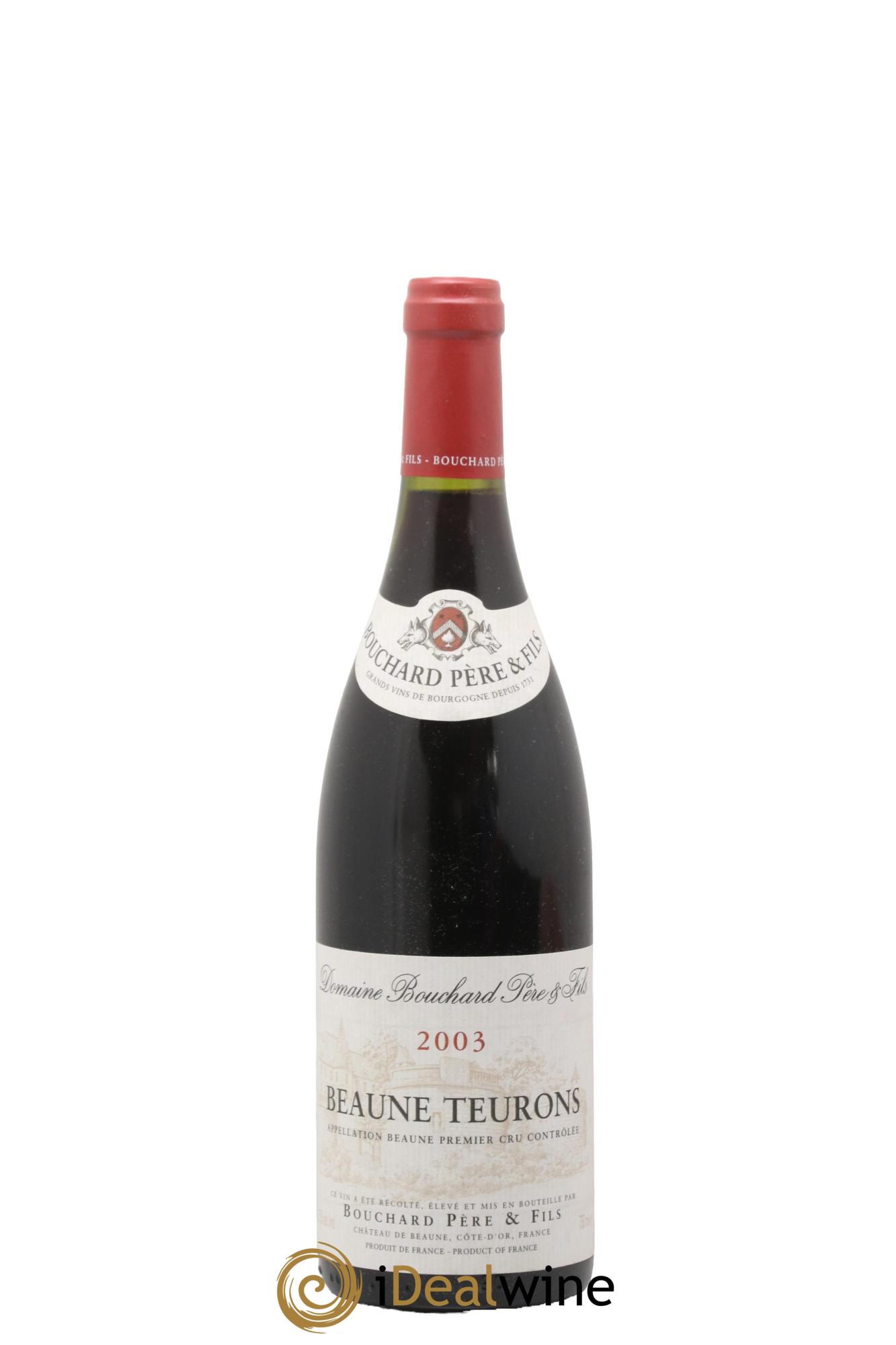 Beaune 1er Cru Teurons Bouchard Père & Fils 2003 - Lot de 1 bouteille - 0