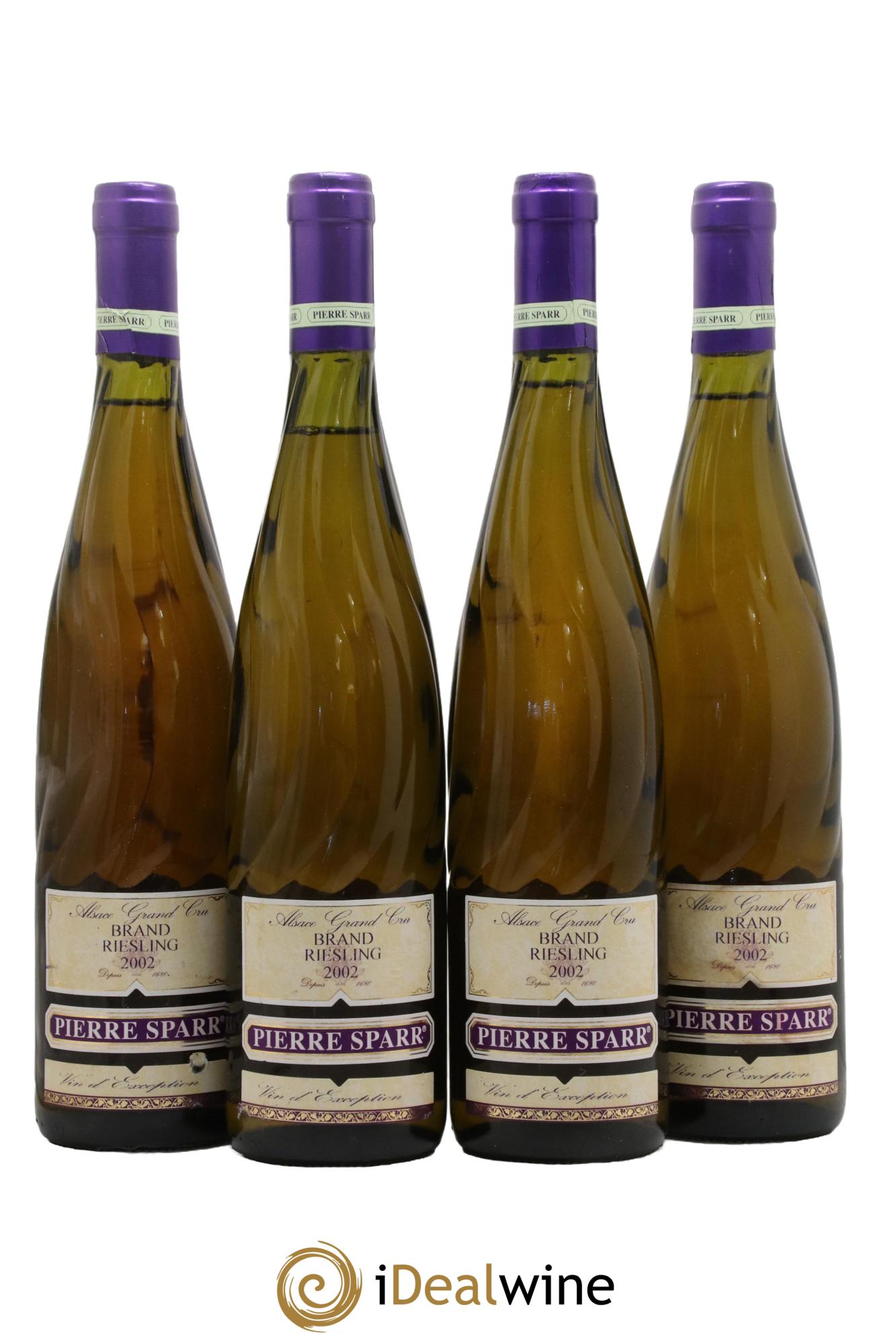 Alsace Grand Cru Brand Riesling Pierre Sparr  2002 - Posten von 4 Flaschen - 0