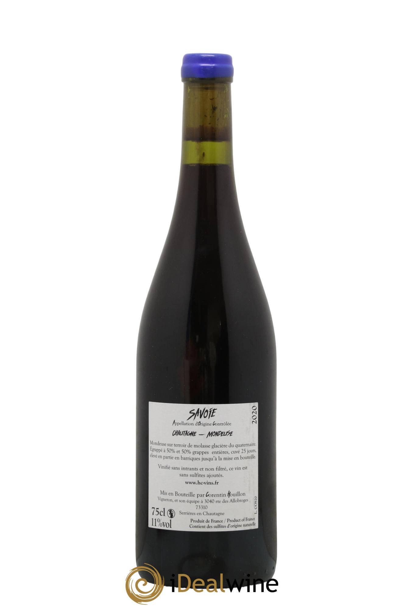 Vin de Savoie Cosmos Domaine Corentin Houillon 2020 - Lot de 1 bouteille - 1
