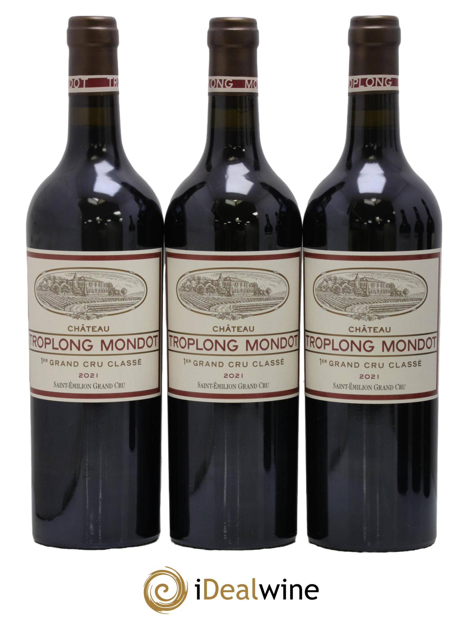 Château Troplong Mondot 1er Grand Cru Classé B 2021 - Lot of 6 bottles - 1