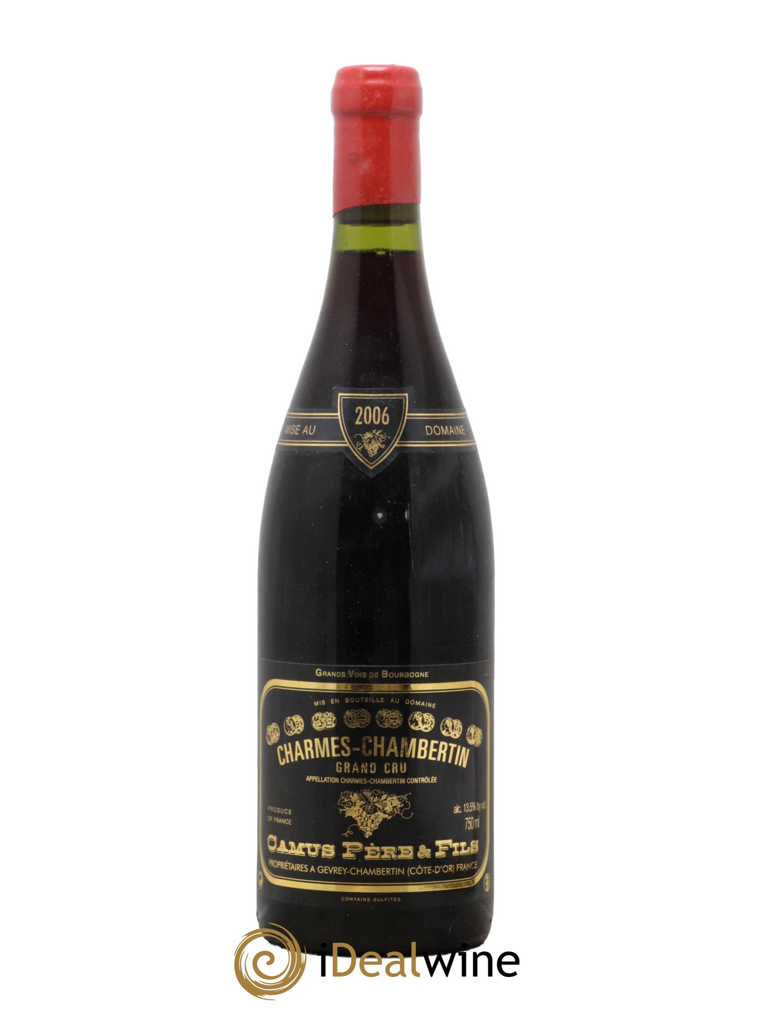 Charmes-Chambertin Grand Cru Camus Père et Fils (Domaine) 2006 - Lot of 1 bottle - 0