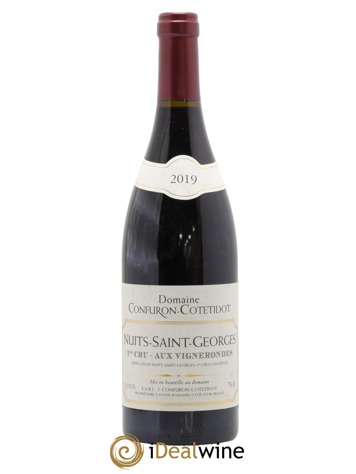 Nuits-Saint-Georges 1er Cru Les Vignes Rondes Confuron-Cotetidot Aux Vignerondes Confuron-Cotetidot 2019 - Lotto di 1 bottiglia - 0