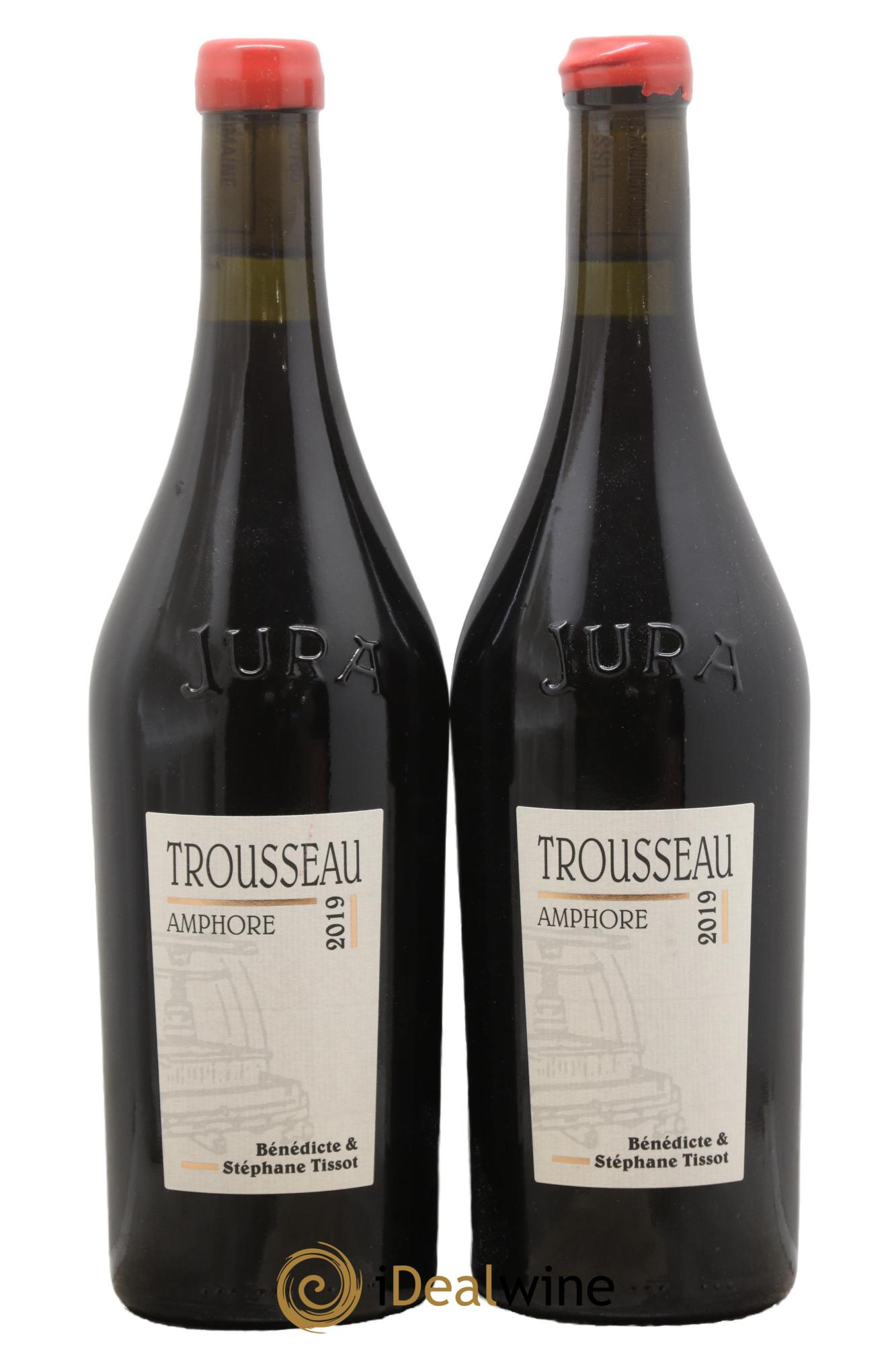 Arbois Trousseau Amphore Bénédicte et Stéphane Tissot 2019 - Posten von 2 Flaschen - 0