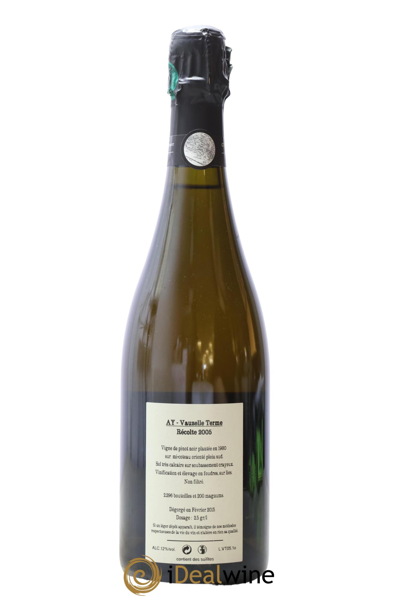 Aÿ Vauzelle Terme Extra-Brut Jacquesson 2005 - Lot de 1 bouteille - 1