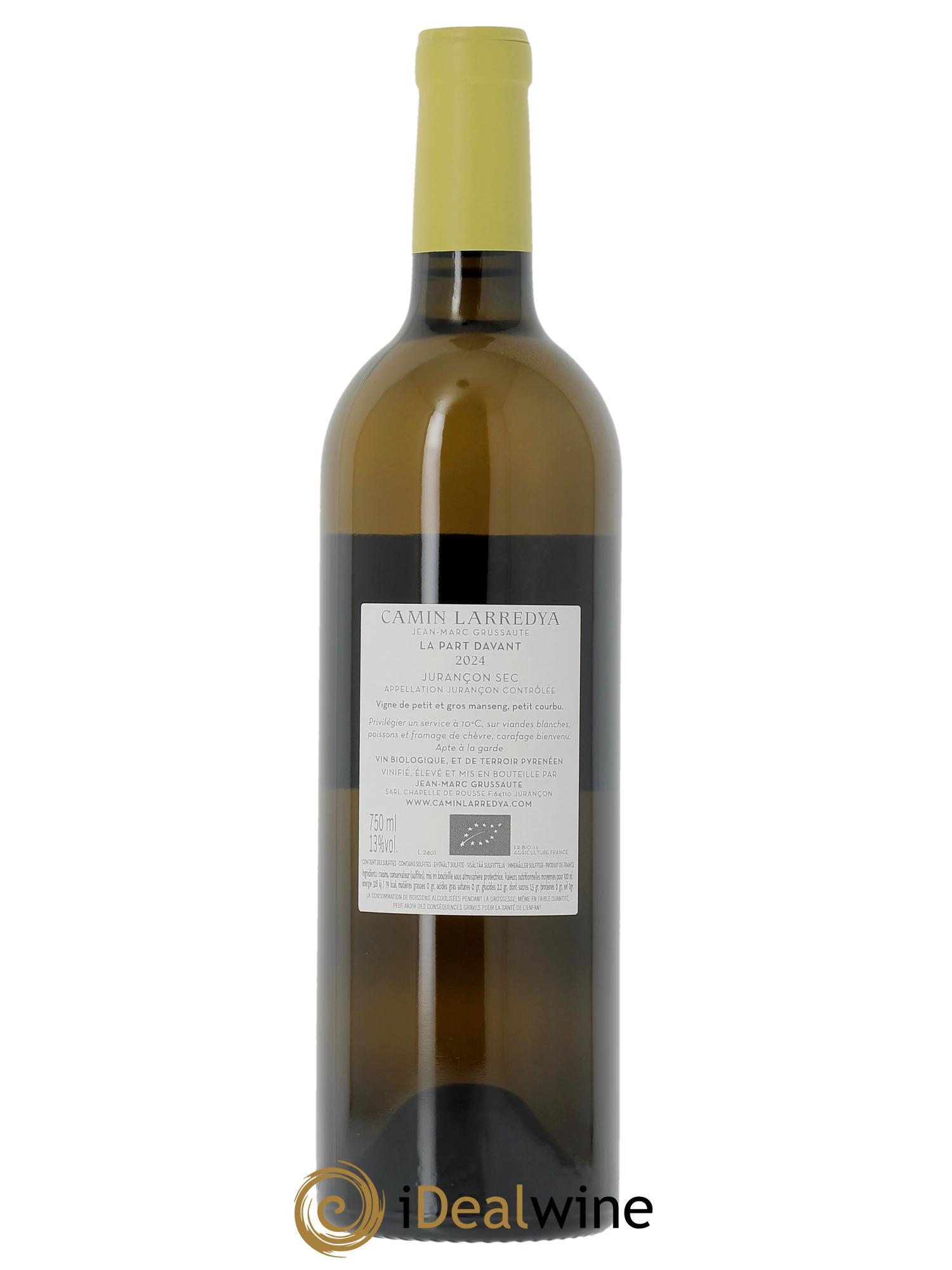 Jurançon Sec La Part Davant Camin Larredya 2024 - Posten von 1 Flasche - 1