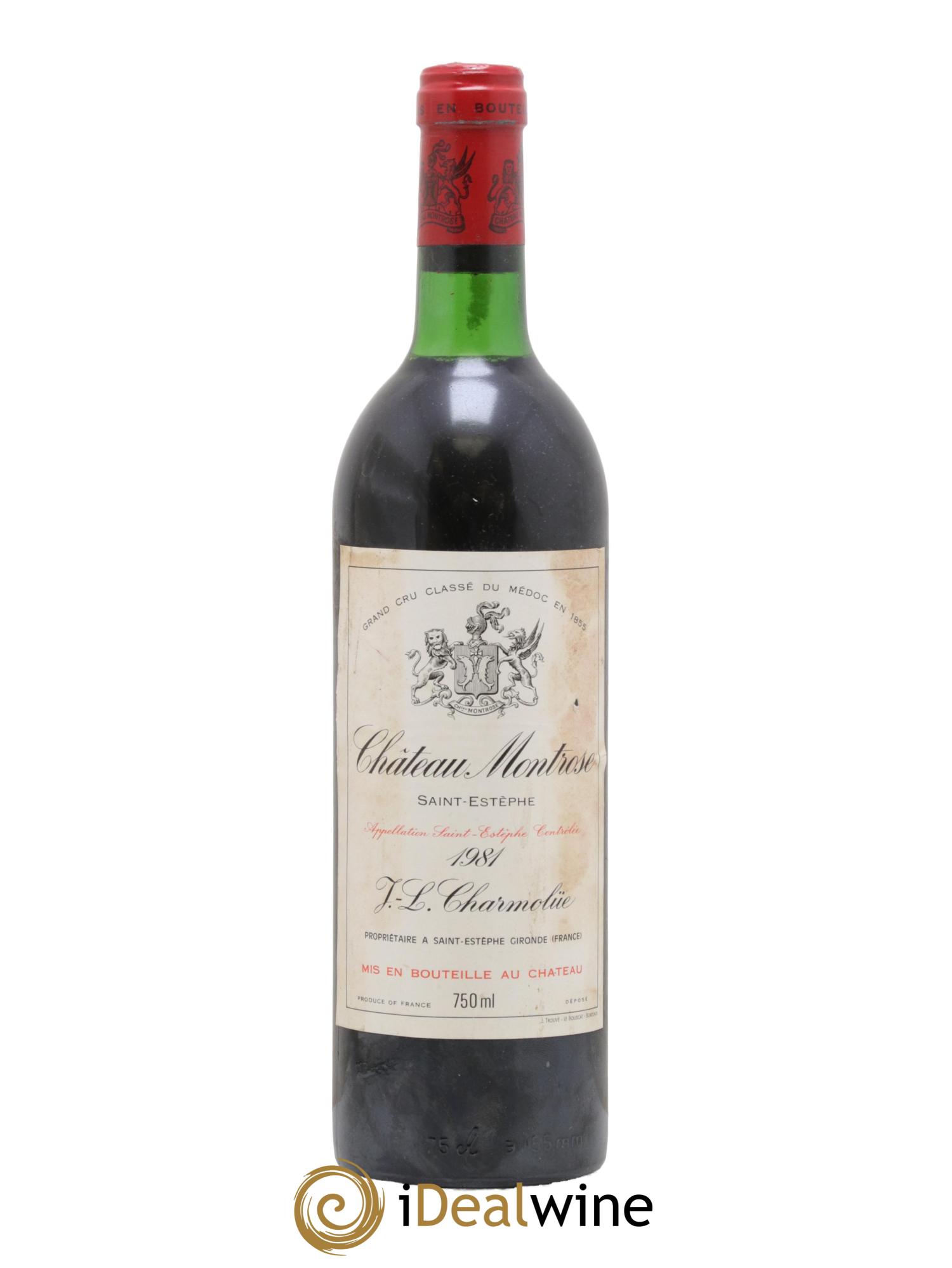 Château Montrose 2ème Grand Cru Classé 1981 - Lot de 1 bouteille - 0