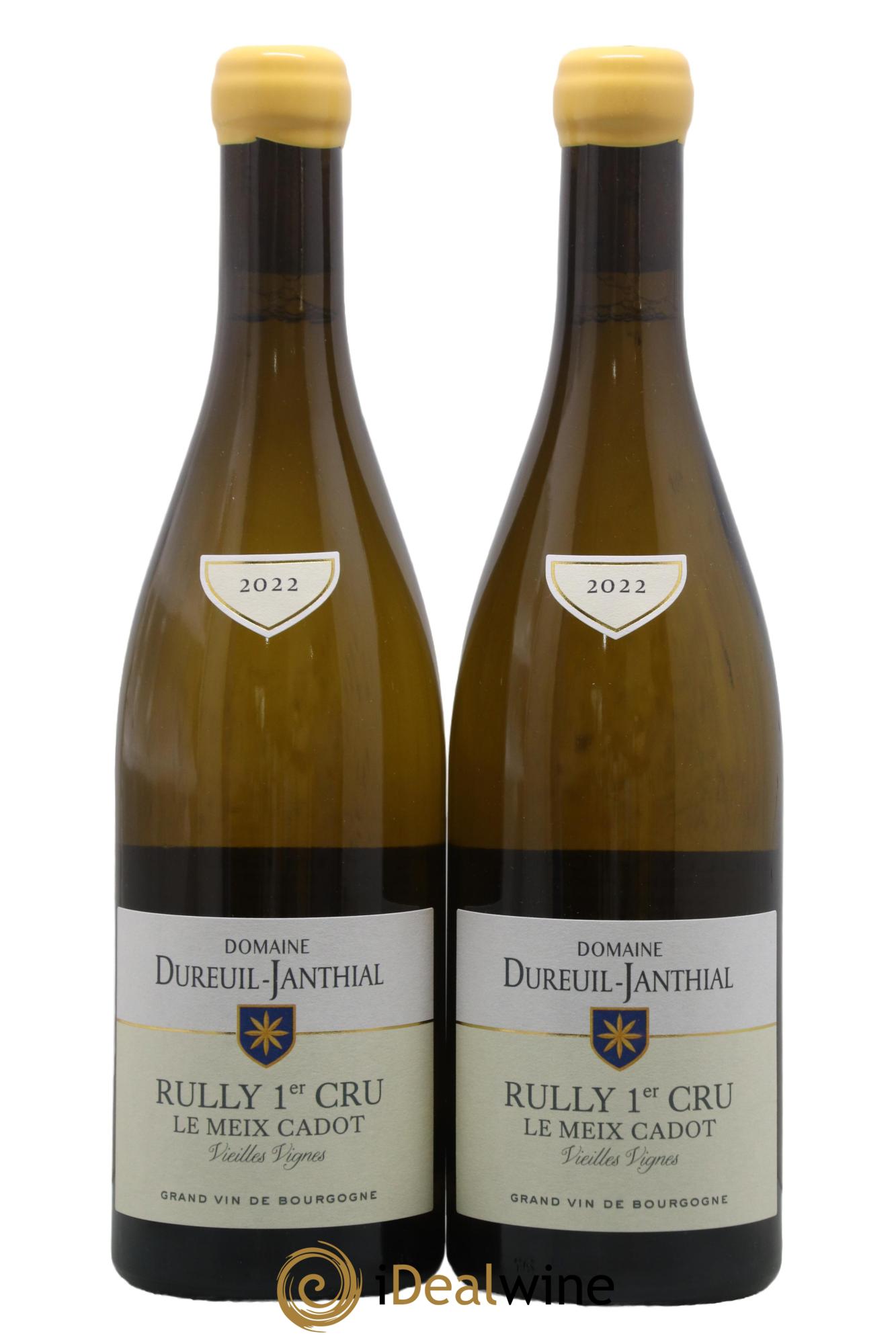 Rully 1er Cru Le Meix Cadot Vieilles Vignes Vincent Dureuil-Janthial 2022 - Posten von 2 Flaschen - 0